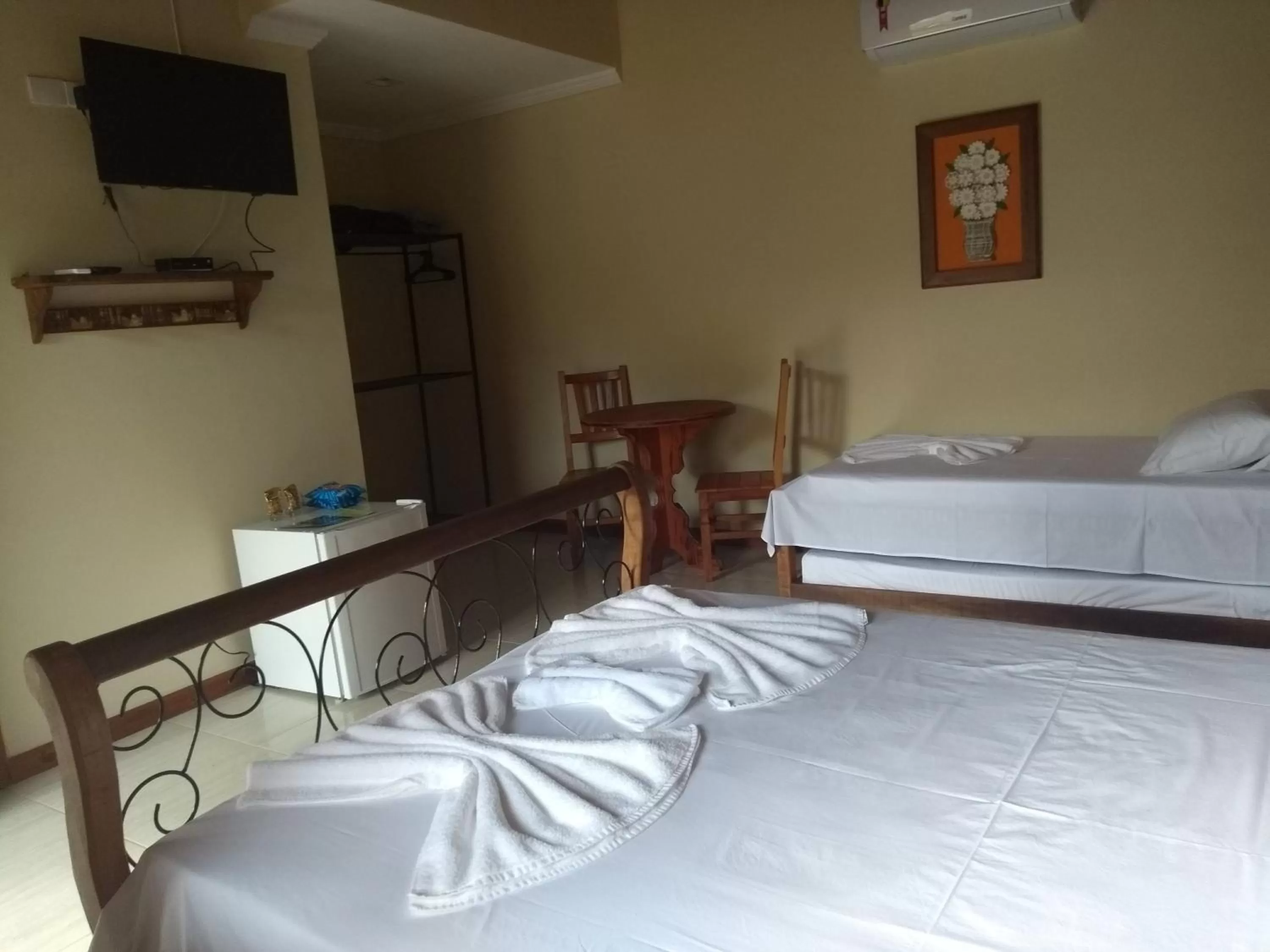 Bed in Pousada Solar da Serra