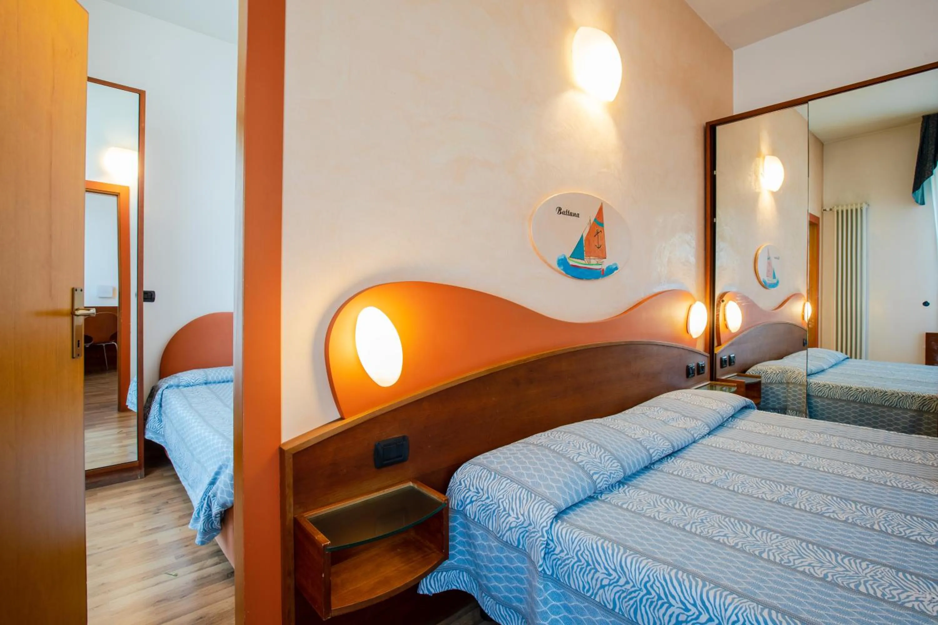 Bedroom, Bed in Miramare Hotel Ristorante Convegni