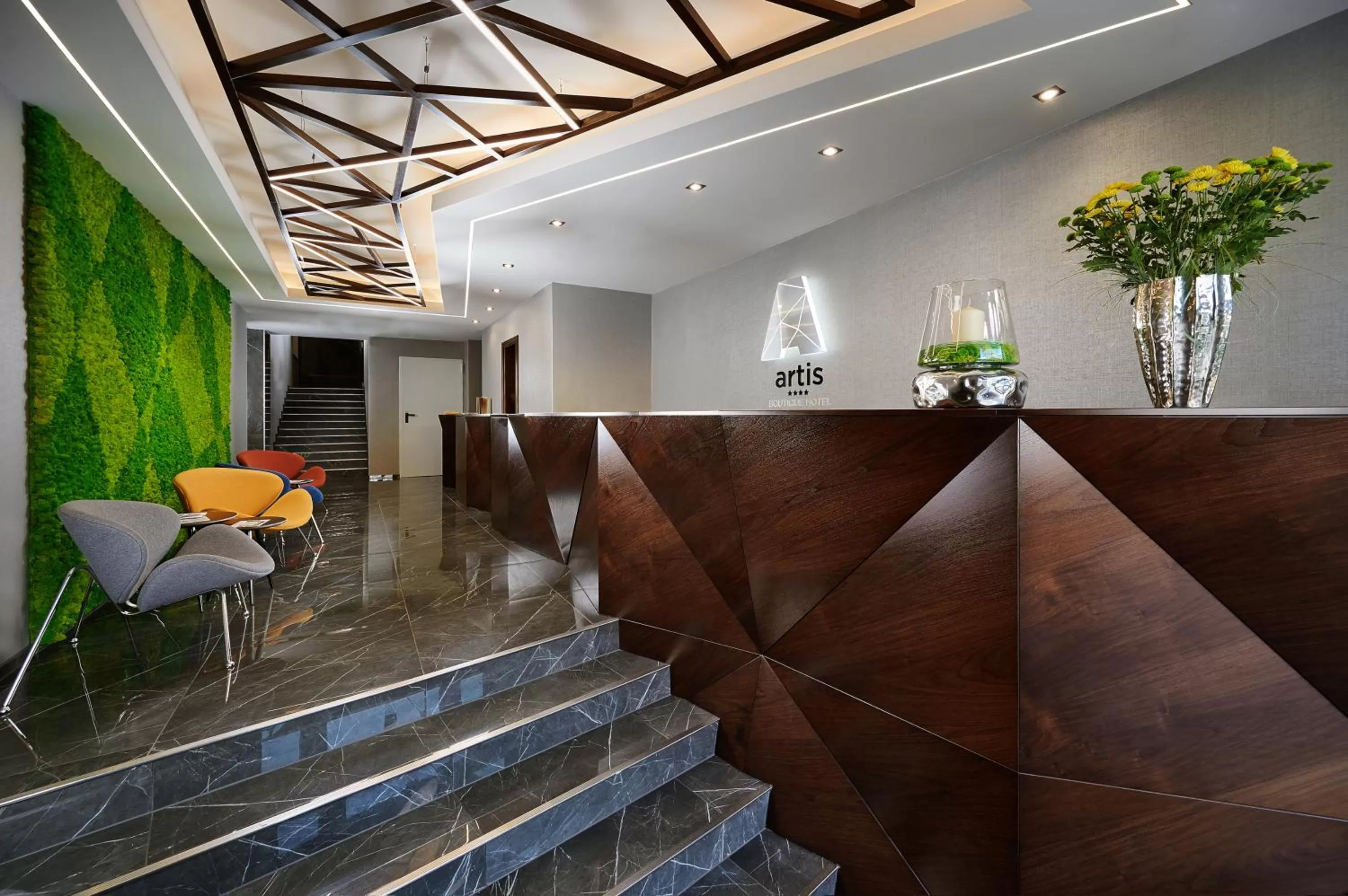 Lobby or reception in Artis Boutique Hotel