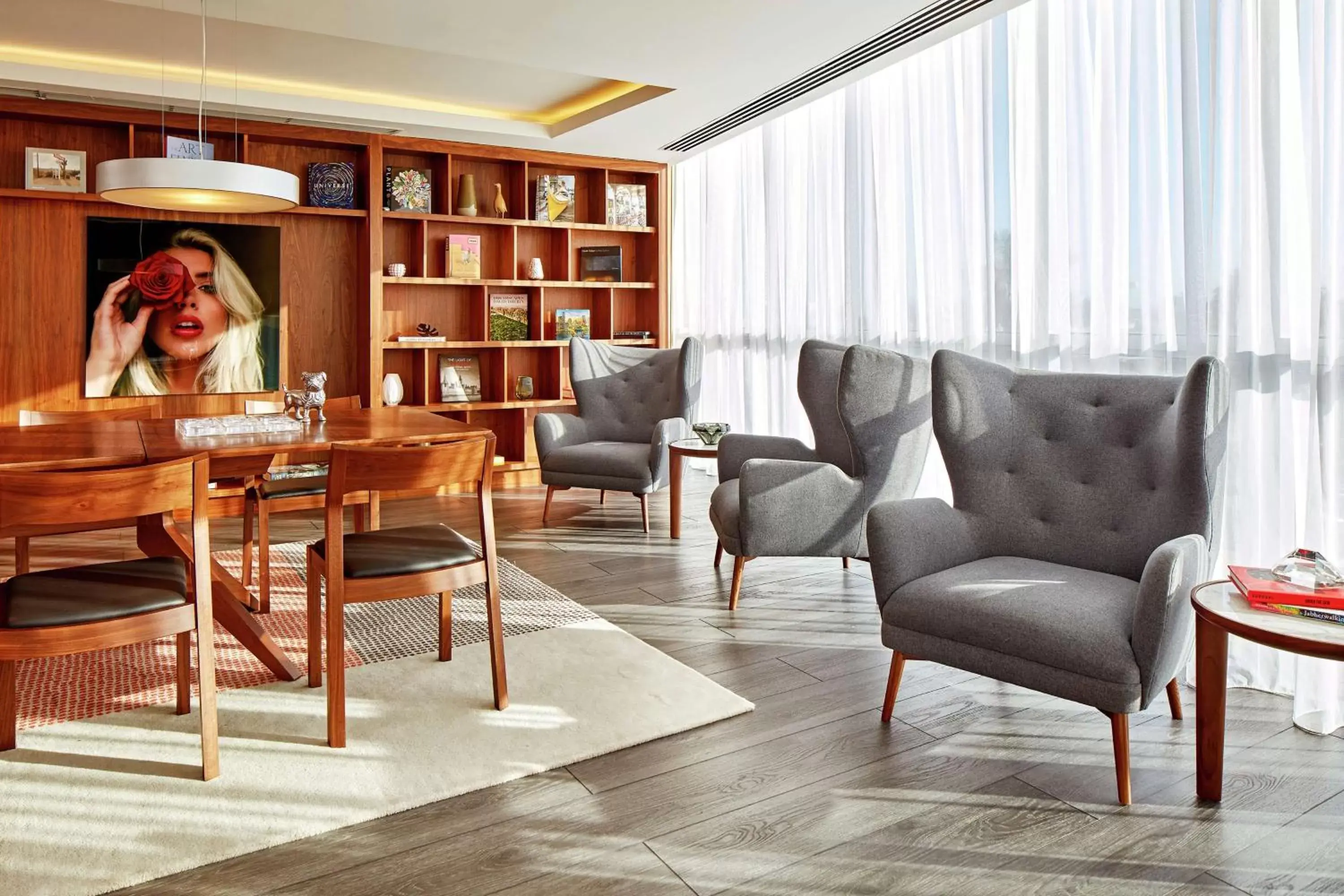 Lobby or reception, Seating Area in The Gabriel Miami Downtown, Curio Collection by Hilton