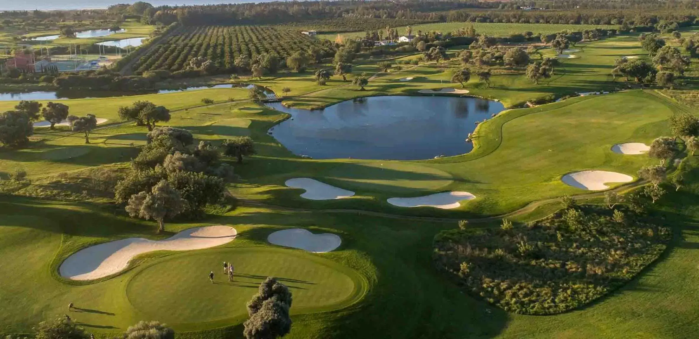 Golfcourse, Bird's-eye View in AP Maria Nova Lounge - Adults Friendly