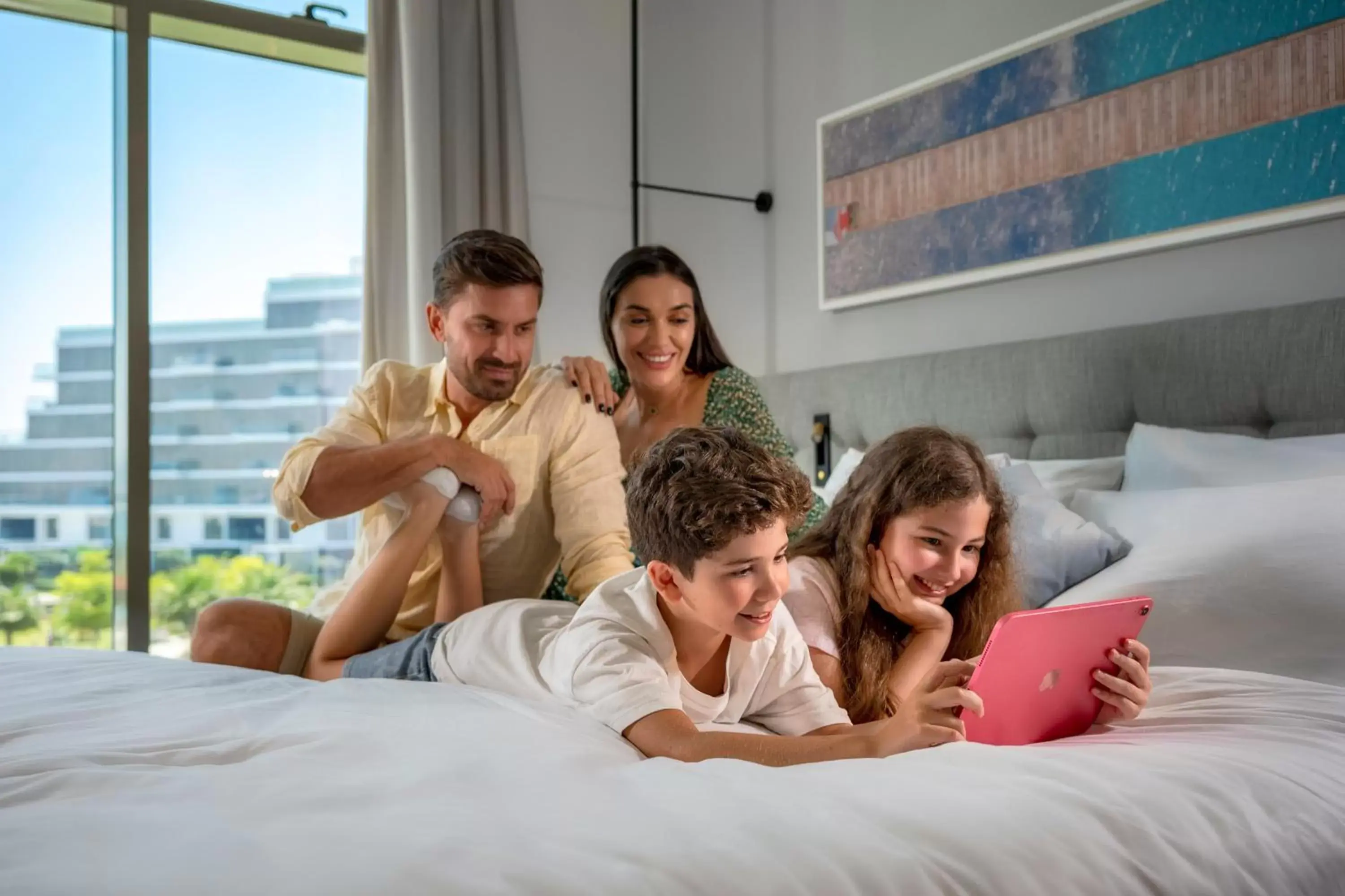 Bedroom, Bed in Th8 Palm Dubai Beach Resort Vignette Collection, an IHG hotel Bedroom, Bed in Th8 Palm Dubai Beach Resort Vignette Collection, an IHG hotel