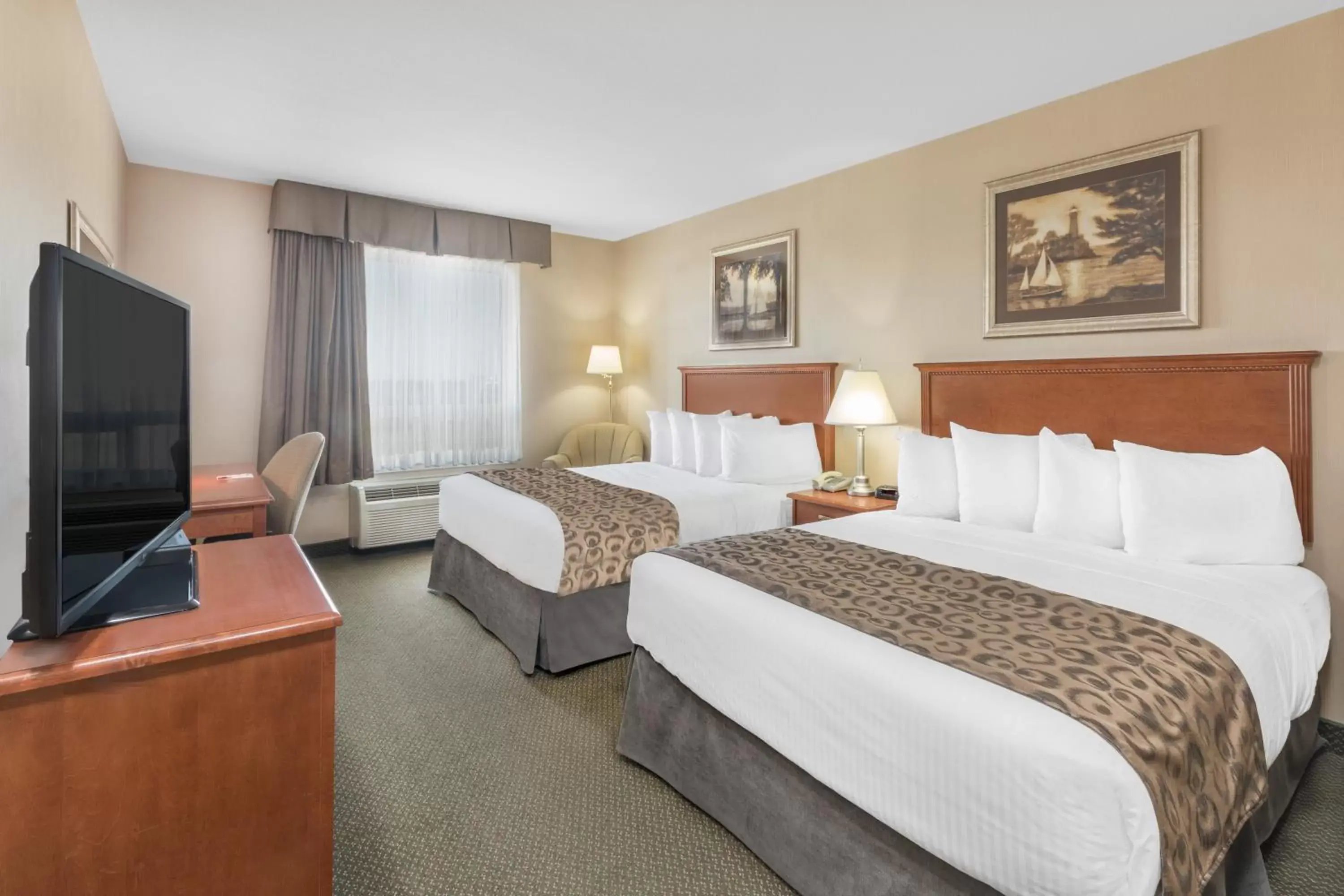 Bed in Ramada by Wyndham Clairmont/Grande Prairie