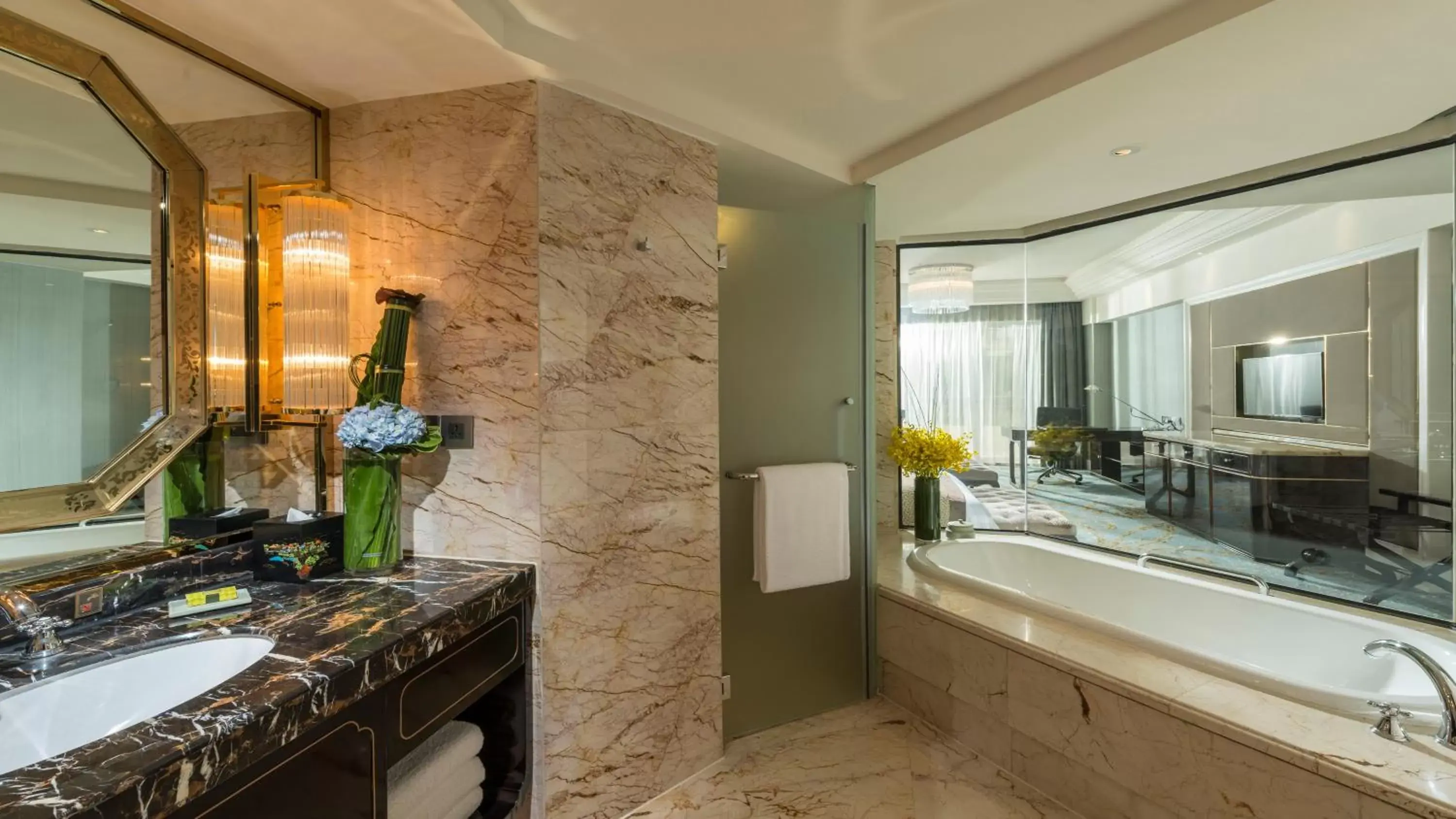 Bathroom in InterContinental Chengdu Global Center by IHG Bathroom in InterContinental Chengdu Global Center by IHG