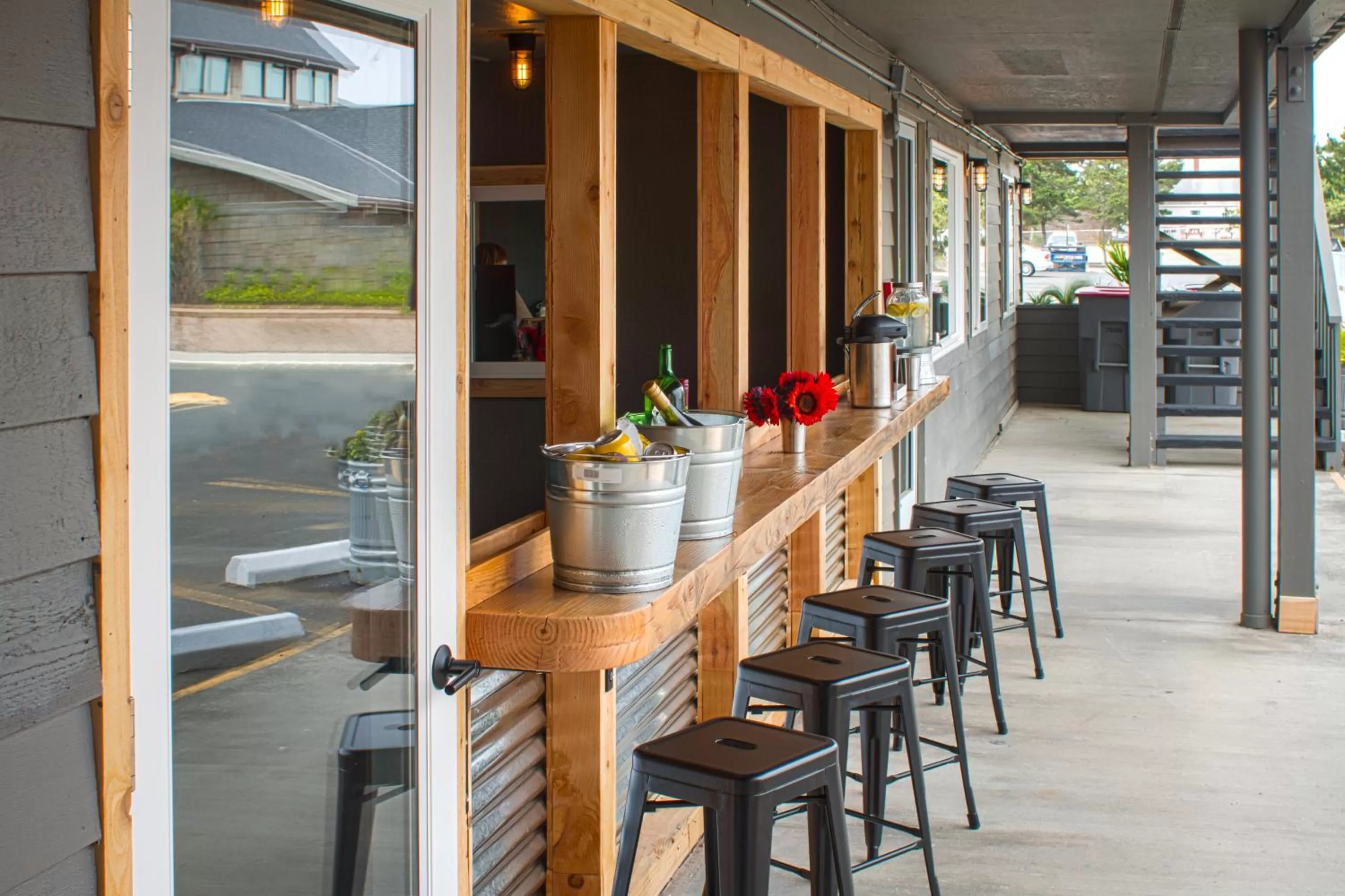 Patio in Ashore Hotel