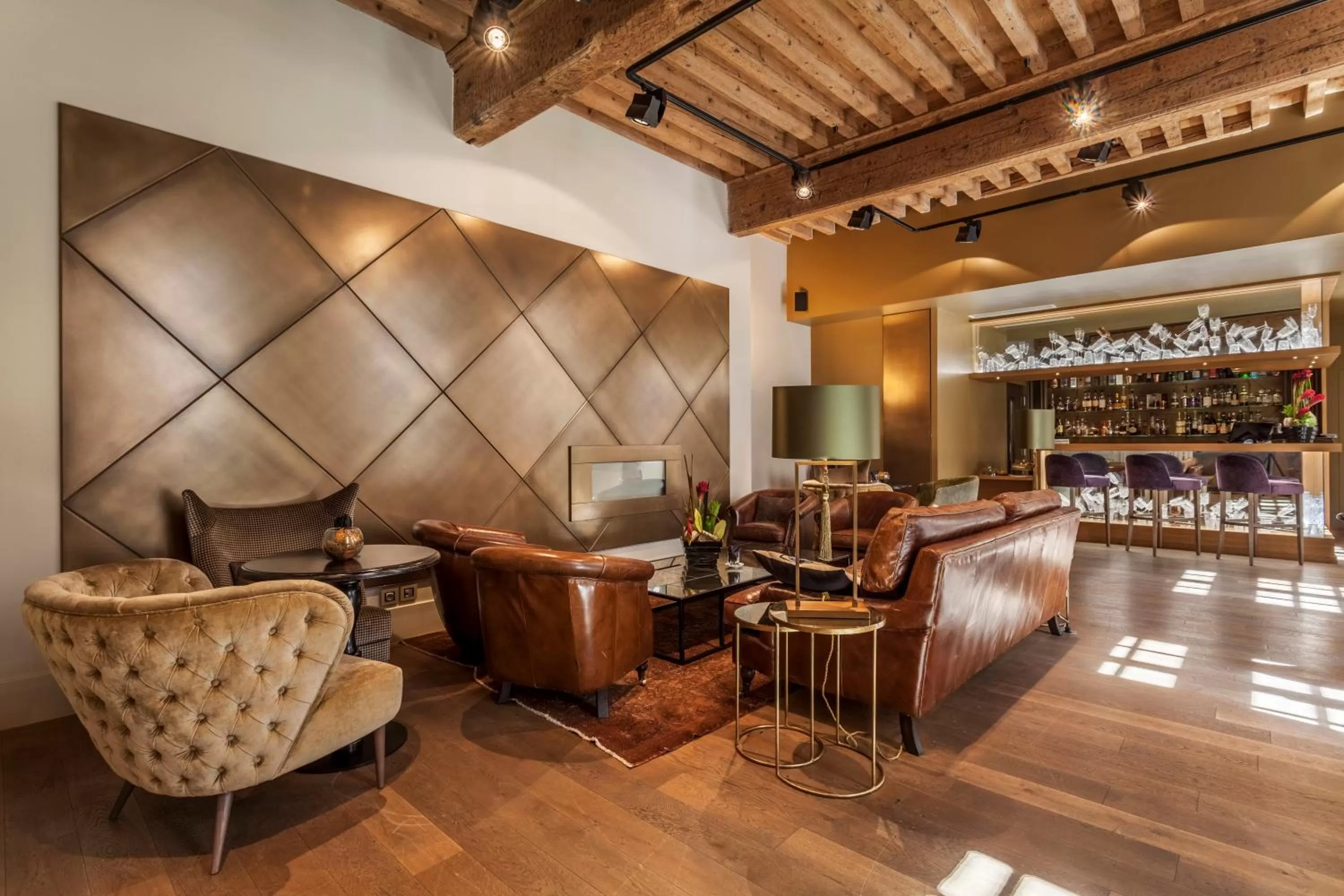Lounge or bar in La Cour des Consuls Hotel & Spa Toulouse - MGallery Collection
