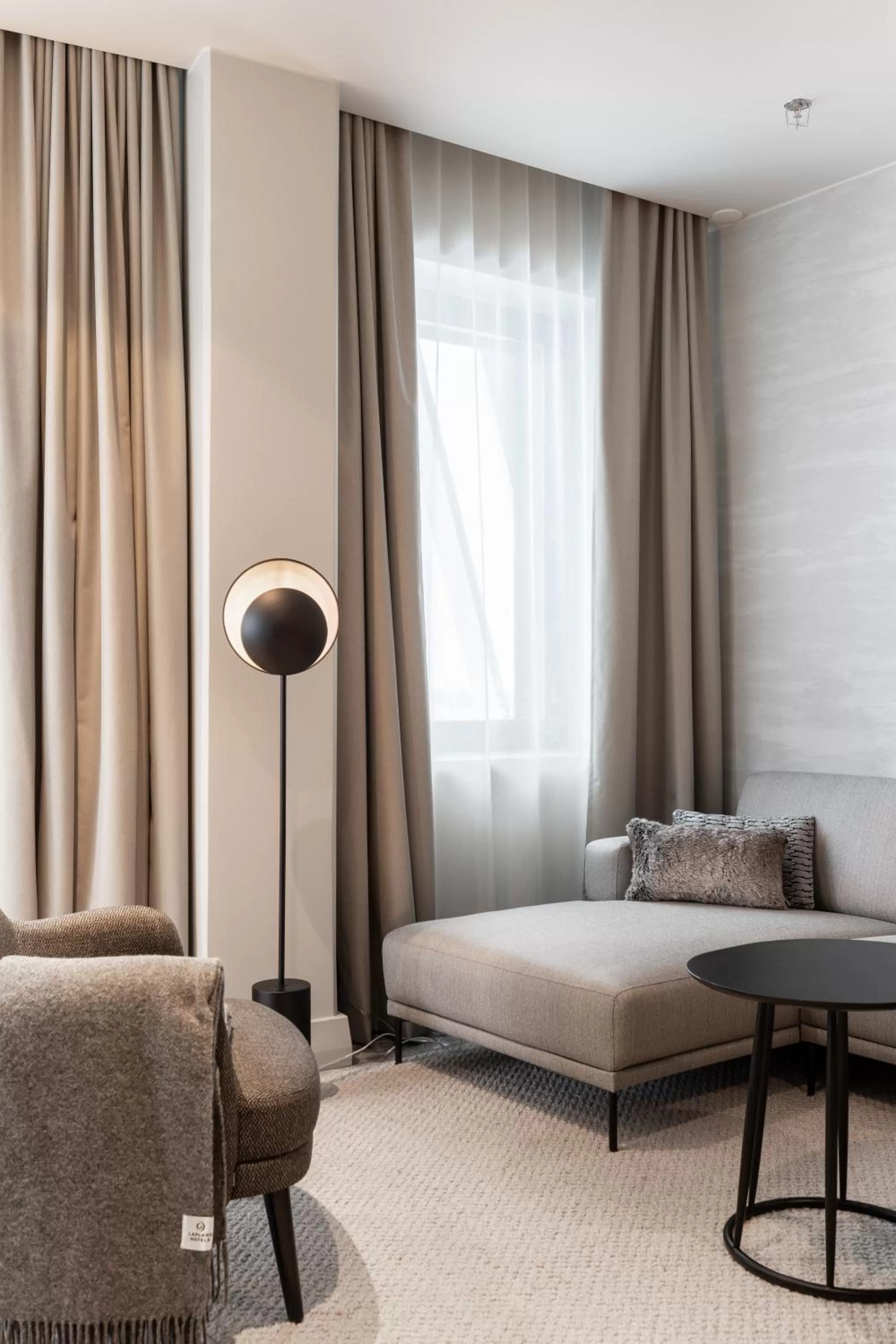 Seating area, Bed in Lapland Hotels Arena