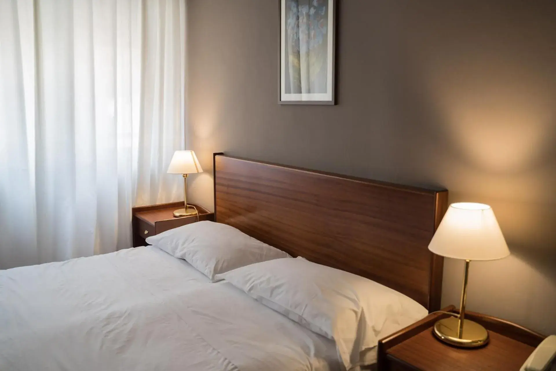 Bed in Hotel Mediterraneo