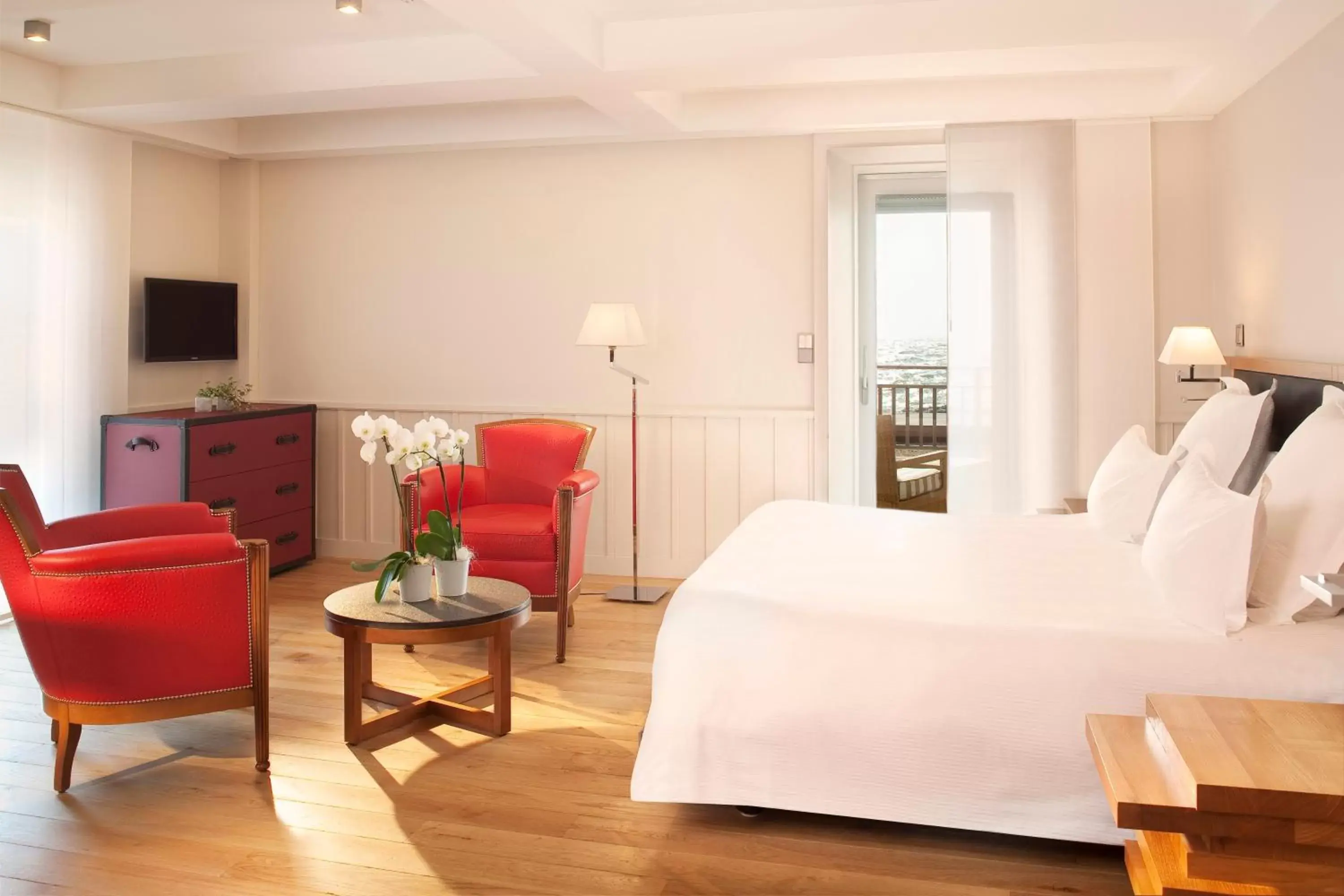 Bed in Grand Hotel de L'Océan