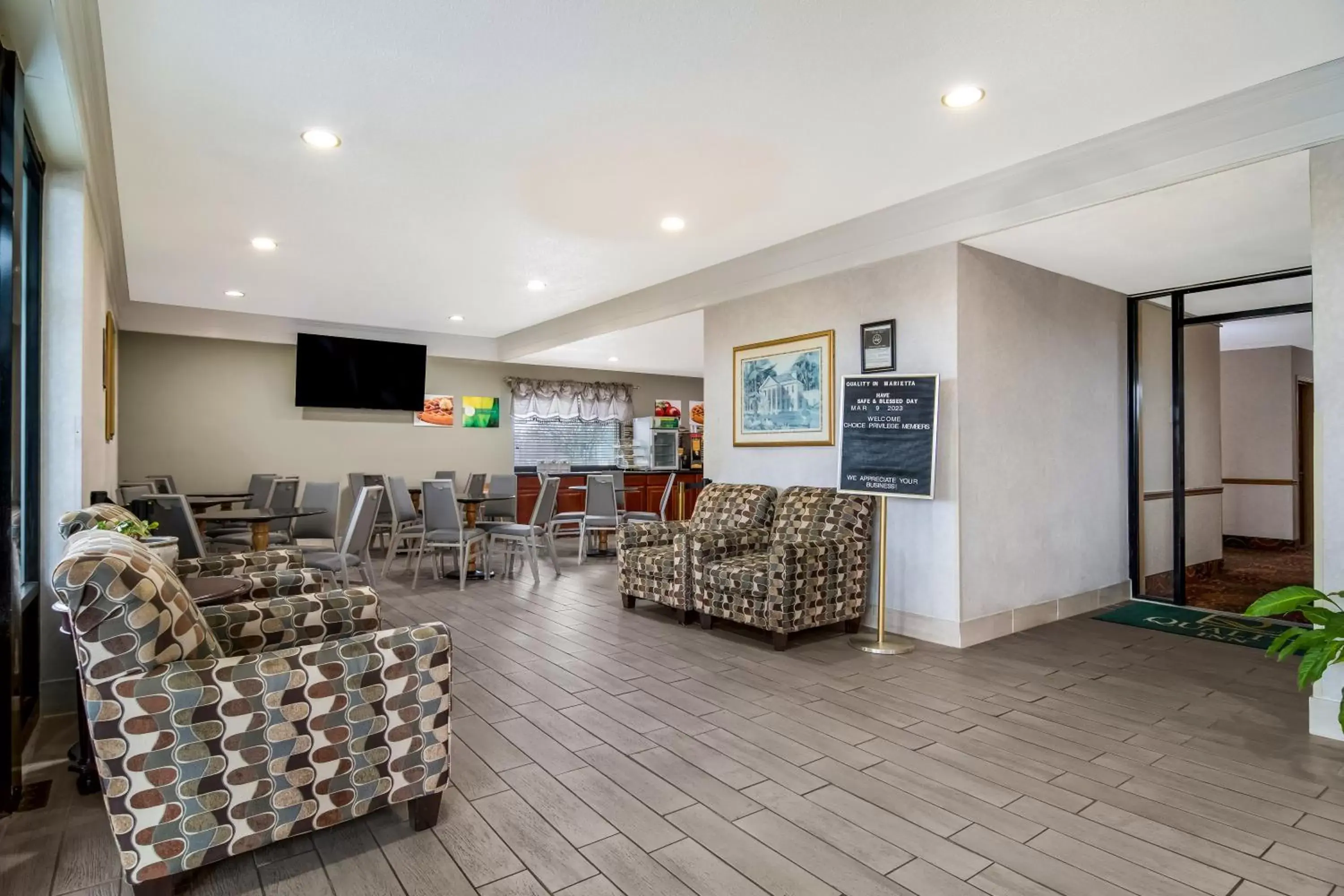 Lobby or reception in Quality Inn Marietta