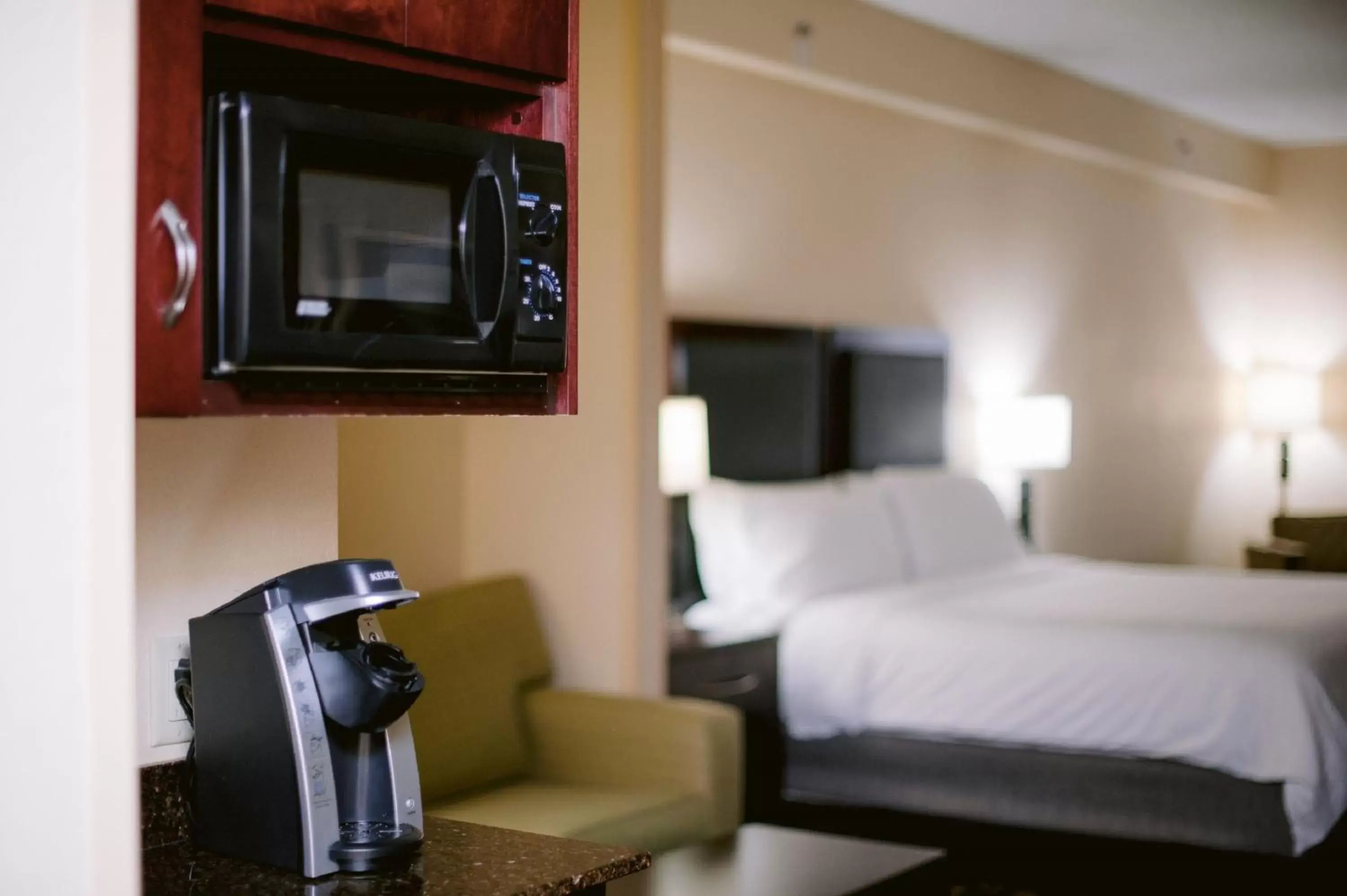 Photo of the whole room, TV/Entertainment Center in Holiday Inn Express Hotel Raleigh Southwest, an IHG Hotel