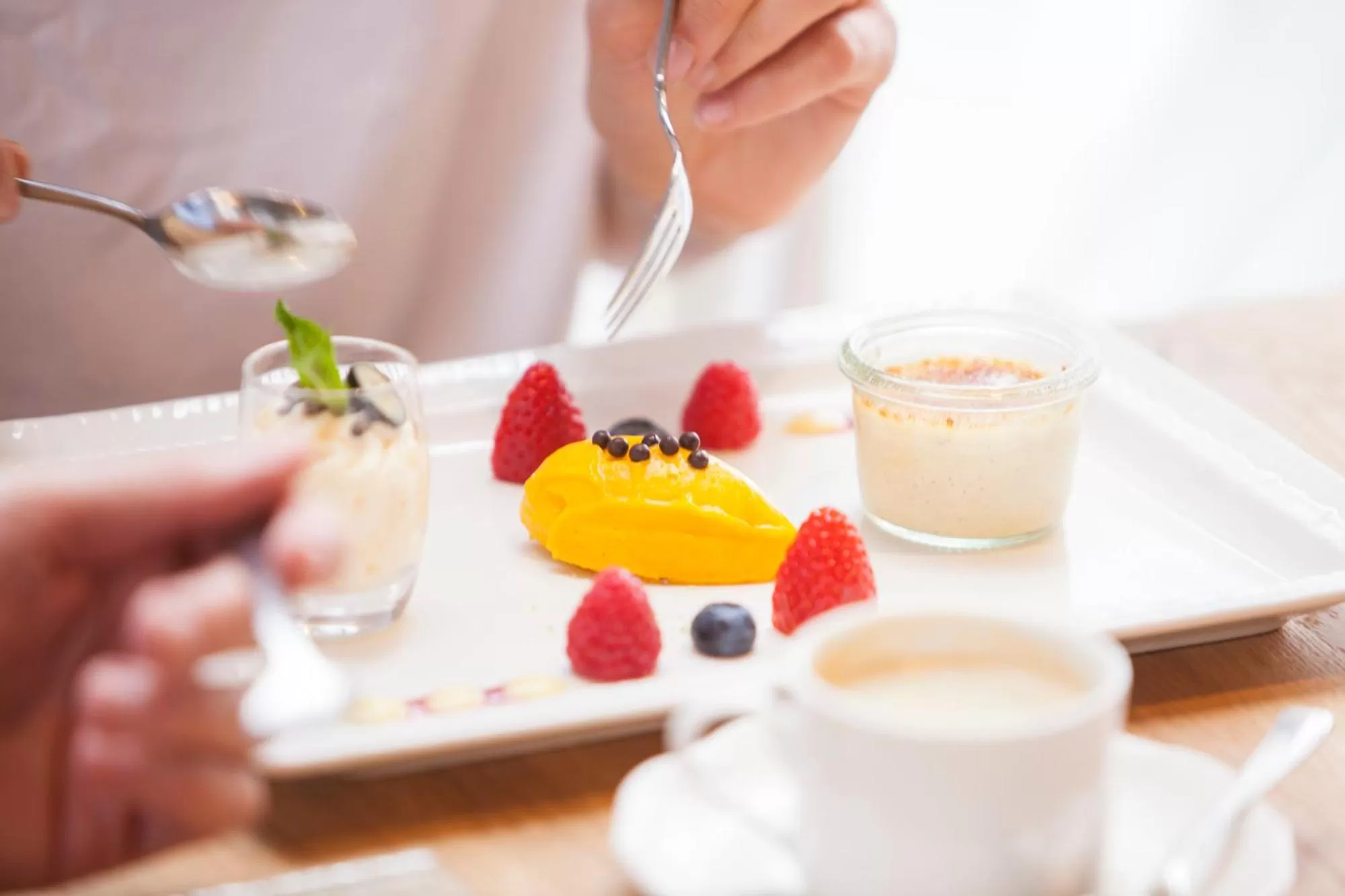 Food close-up in Hotel Panorama