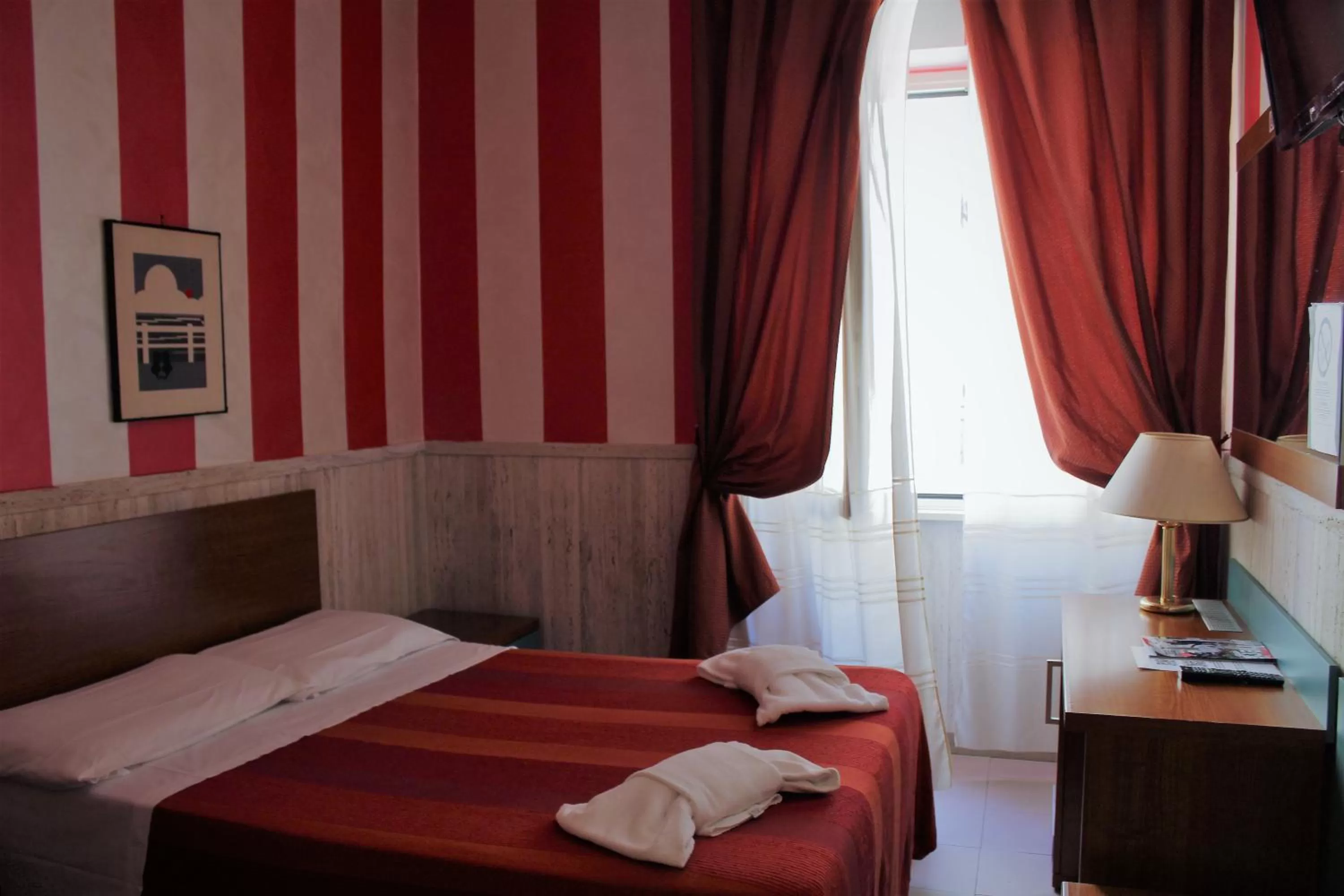 Bed in Hotel Pyramid