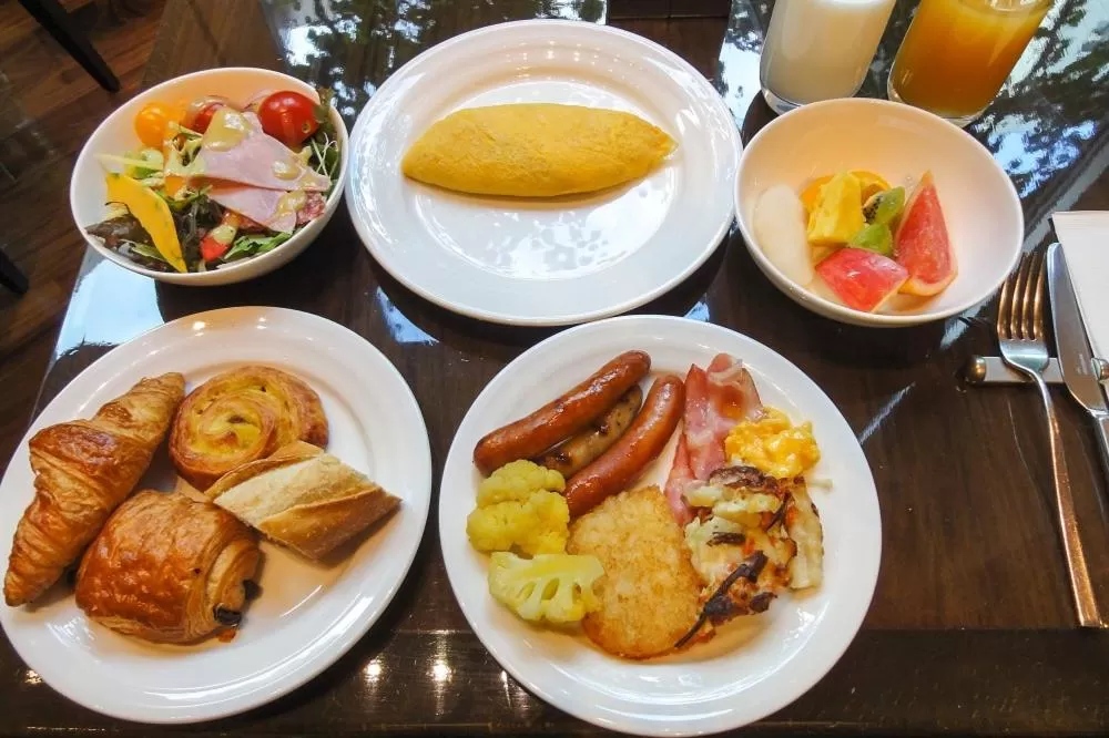 Continental breakfast in Aviary Hanoi Hotel & Travel