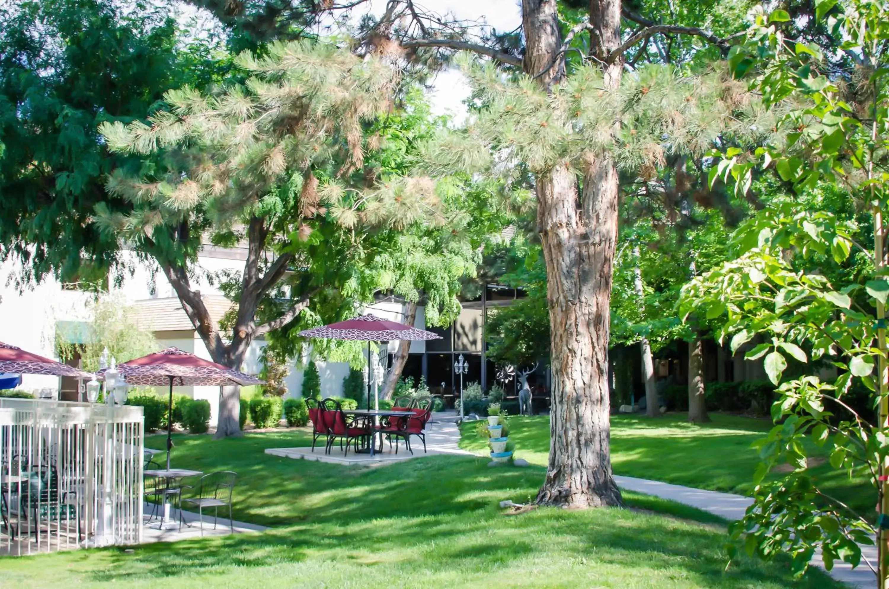 Inner courtyard view, Property Building in SureStay Plus Hotel by Best Western Reno Airport