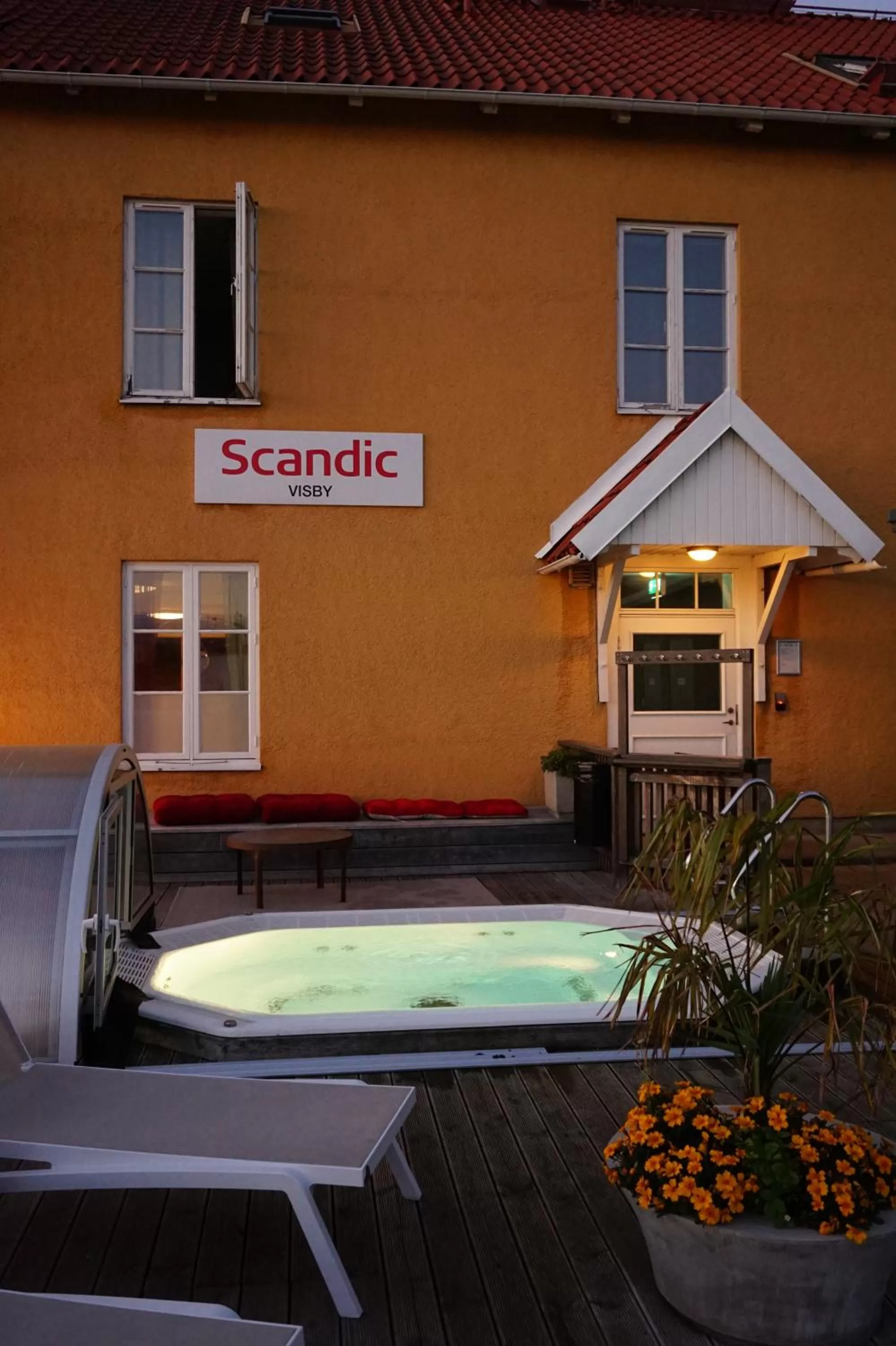 Hot Tub in Scandic Visby