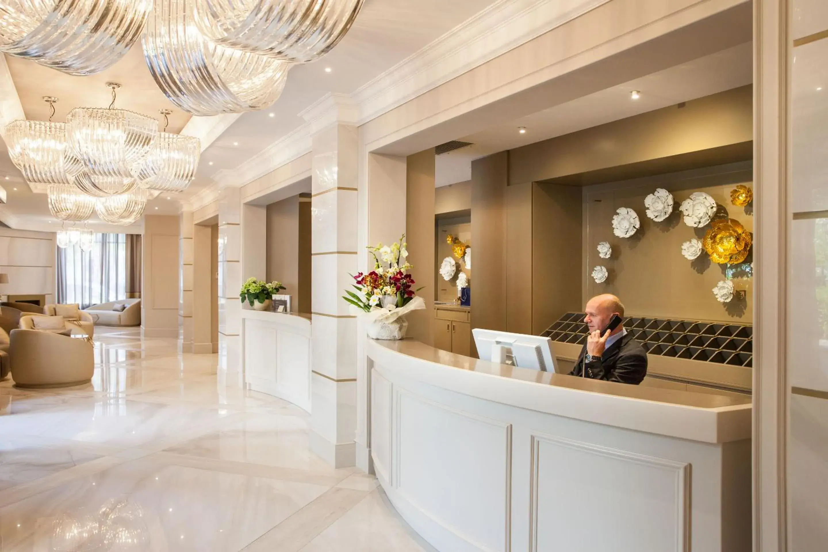 Lobby or reception, Lobby/Reception in Hotel Dei Fiori Restaurant - Meeting & Spa