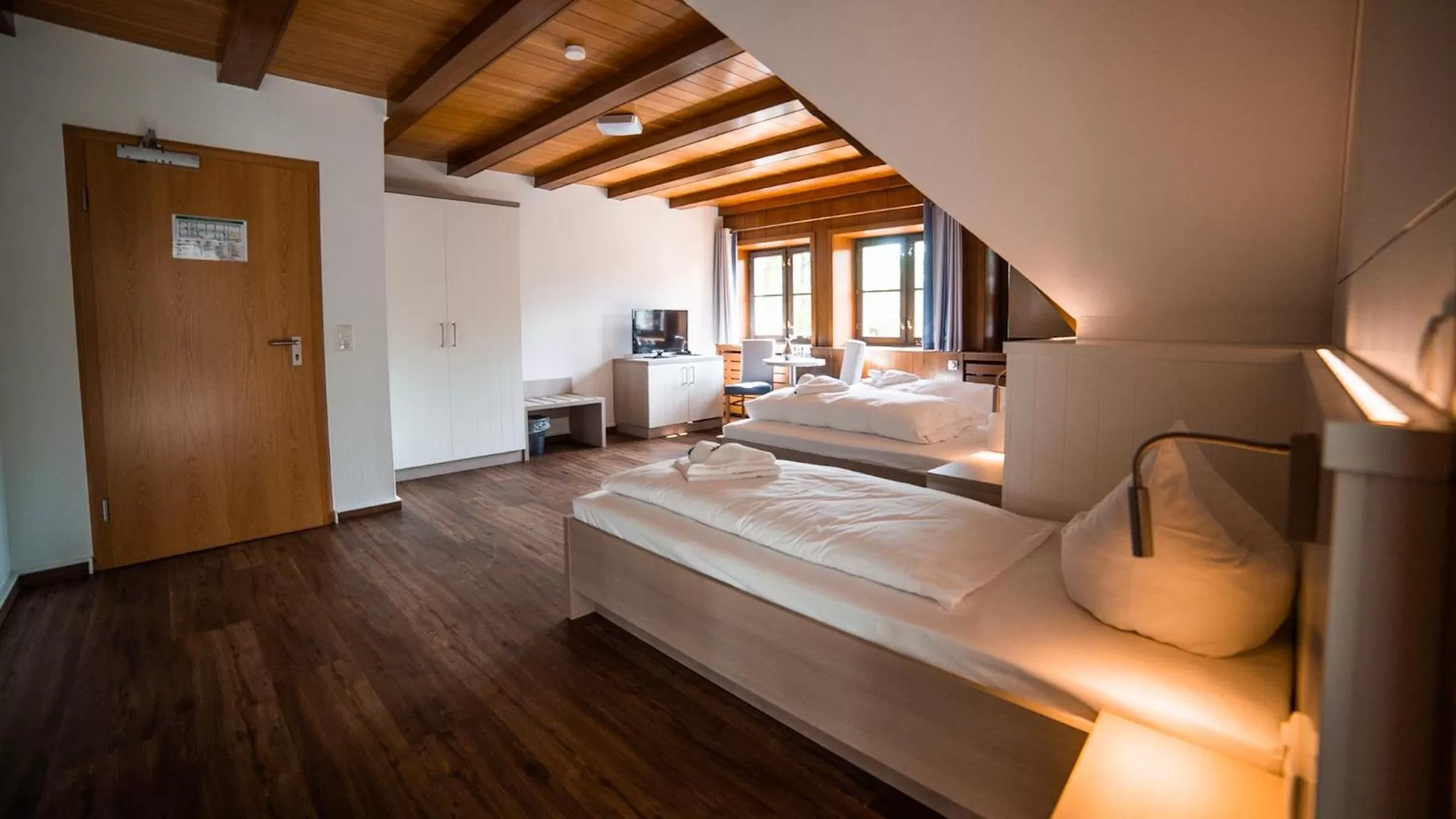 Bed in Gasthaus Zur Fähre