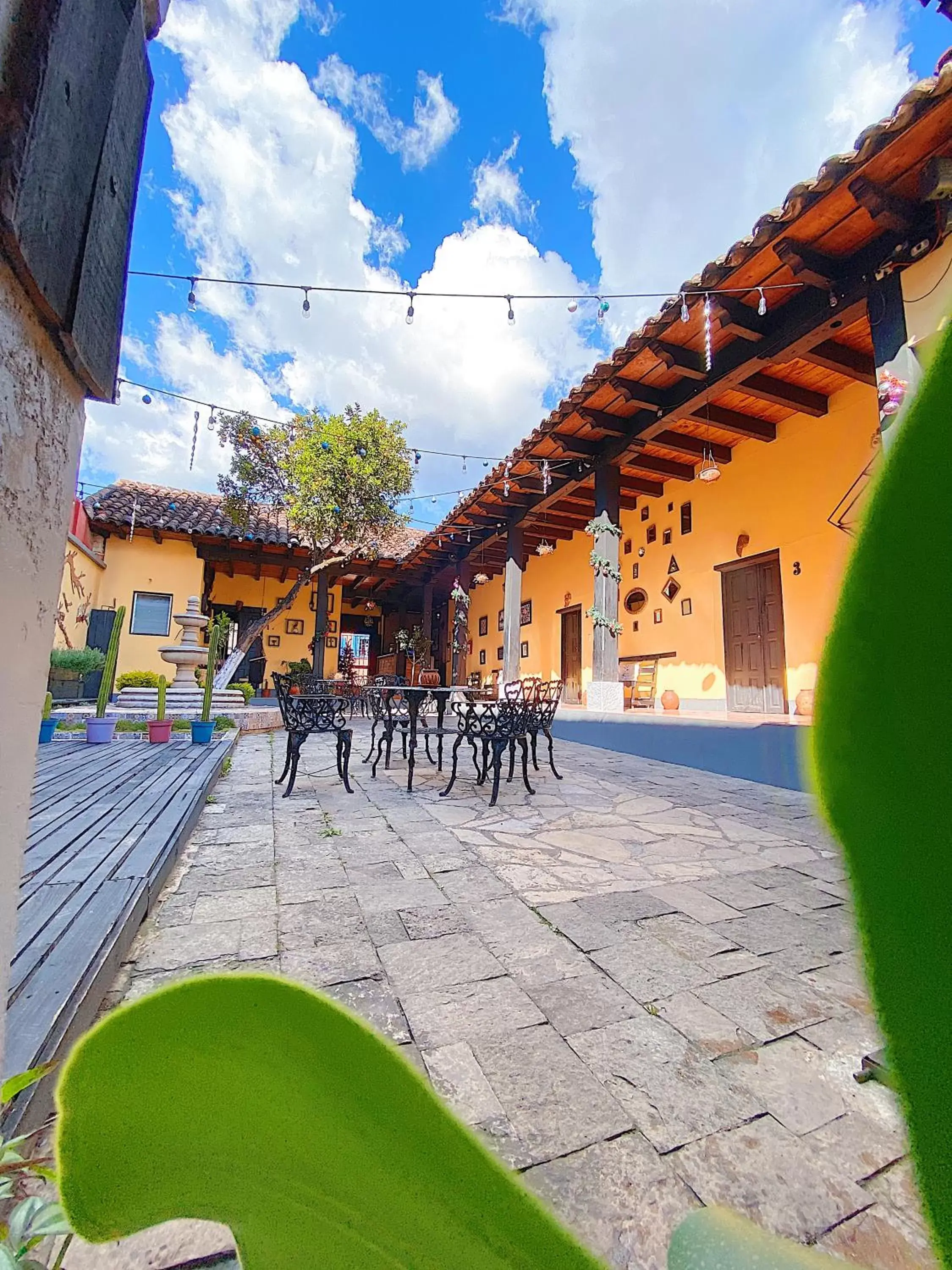 Patio in El Naranjo Hotel Finca Urbana