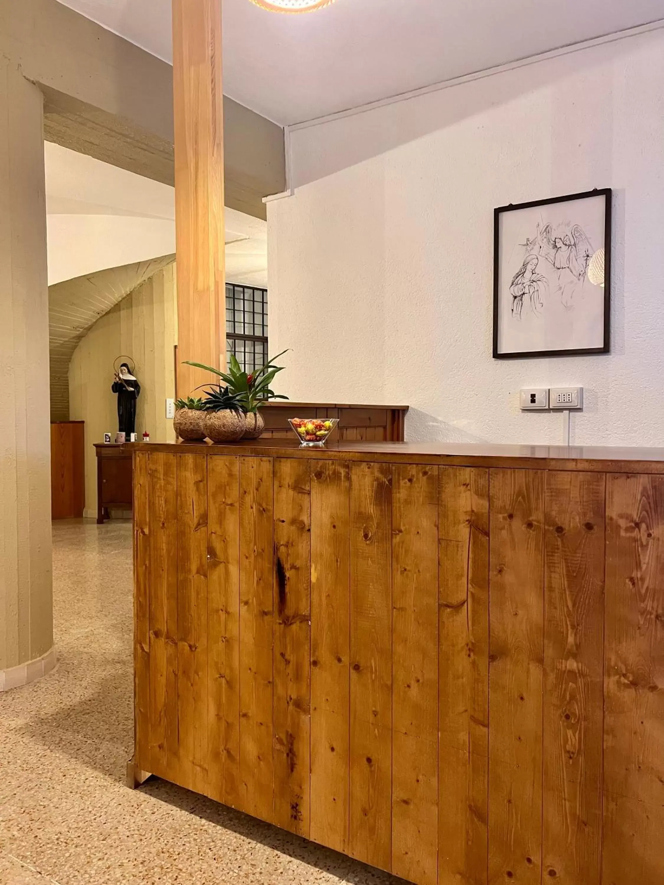 Lobby/Reception in Foresteria Santa Maria di Betlem