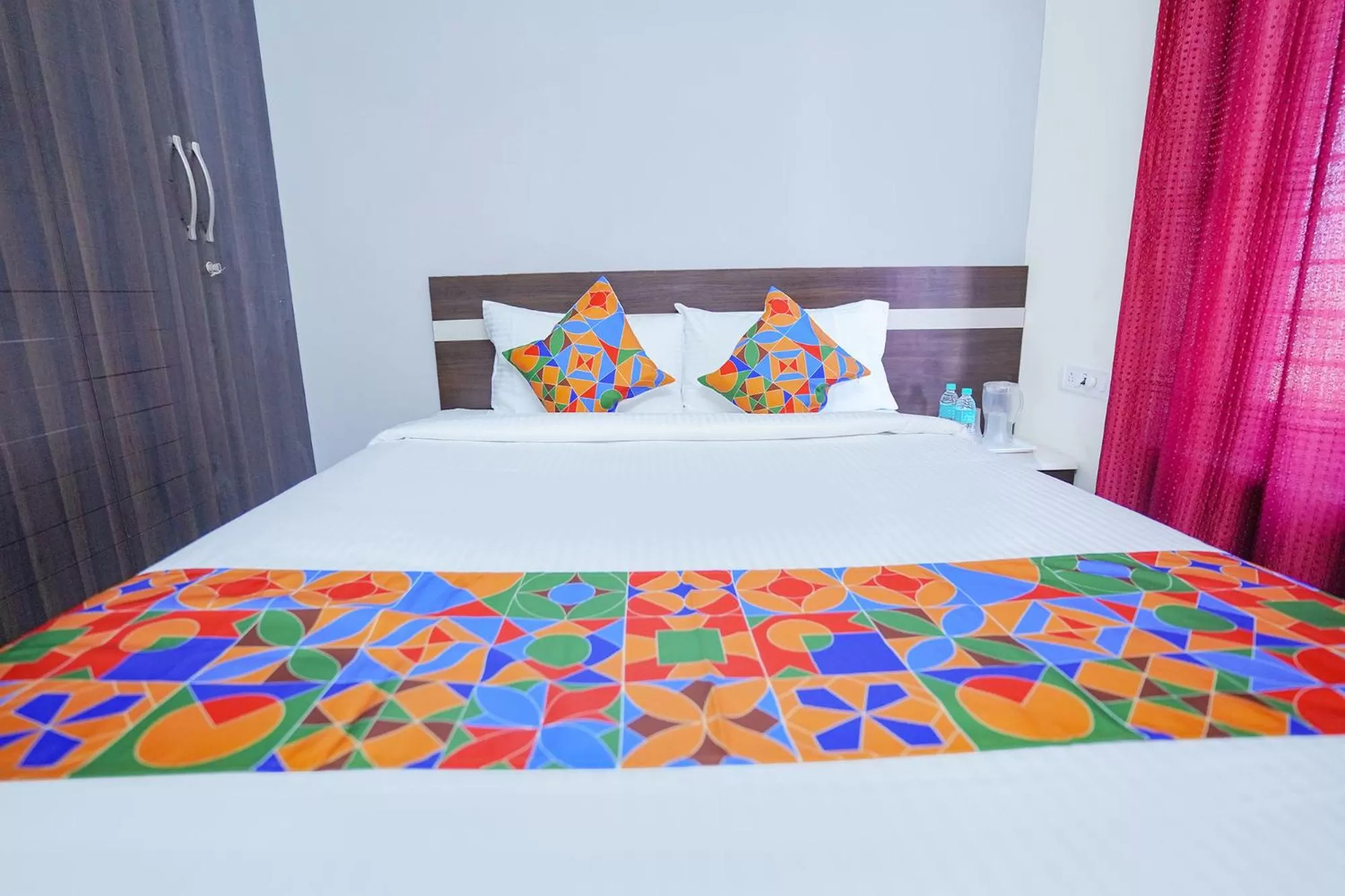 Bedroom, Bed in FabExpress Town Space Apartment