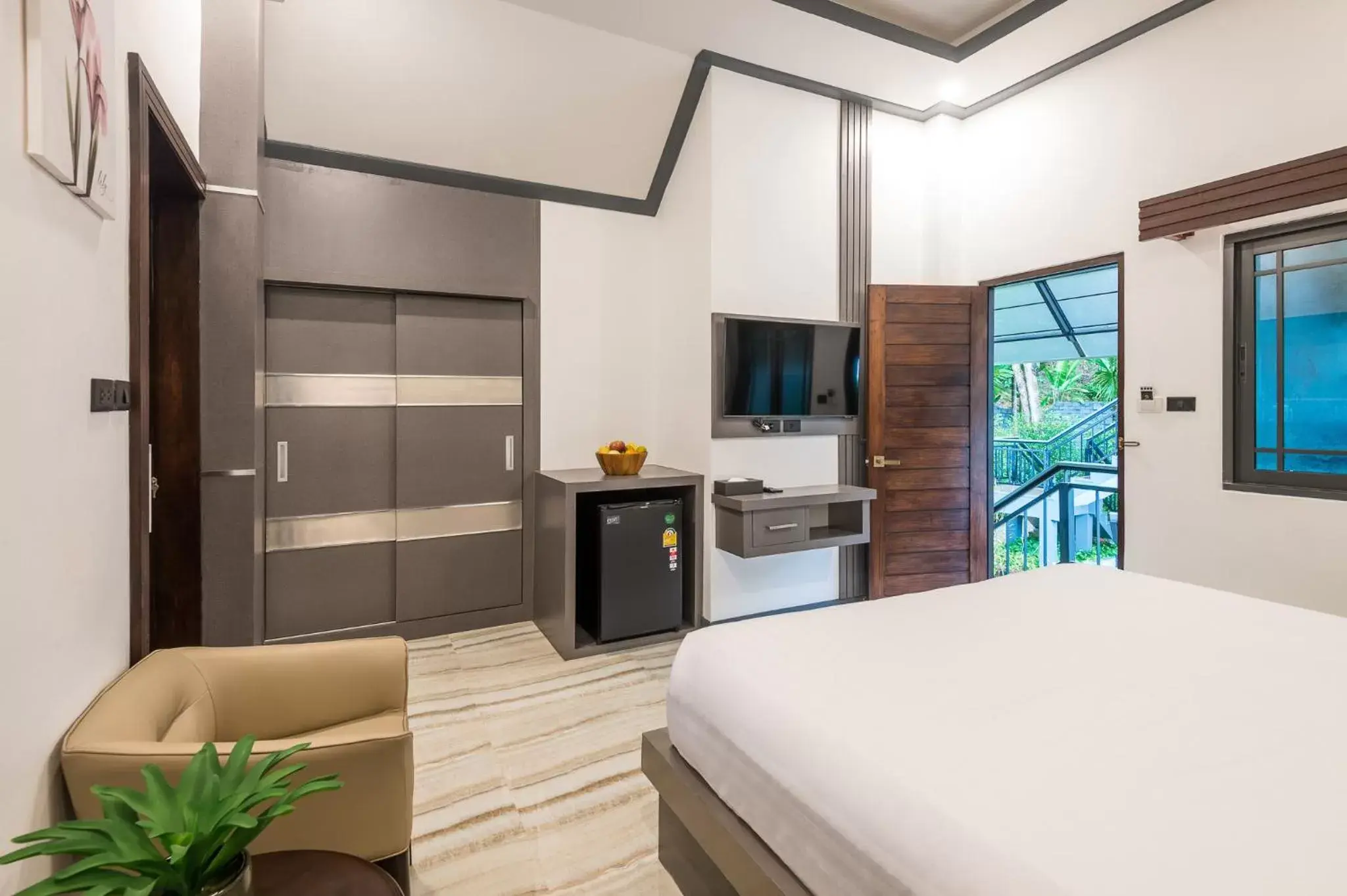 Bedroom, Bed in Loy Chalet Bedroom, Bed in Loy Chalet