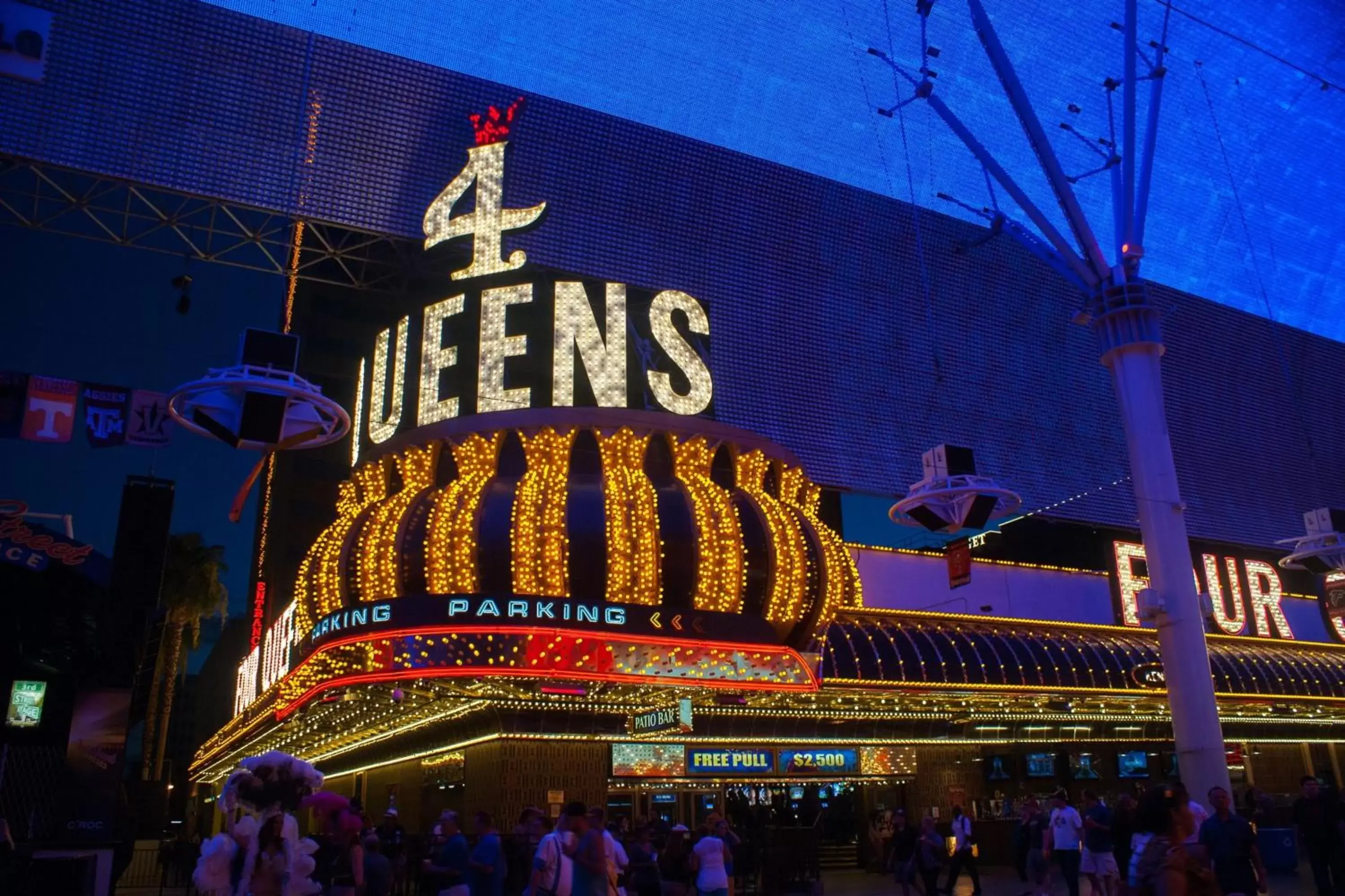 Facade/entrance in Four Queens Hotel and Casino Facade/entrance in Four Queens Hotel and Casino