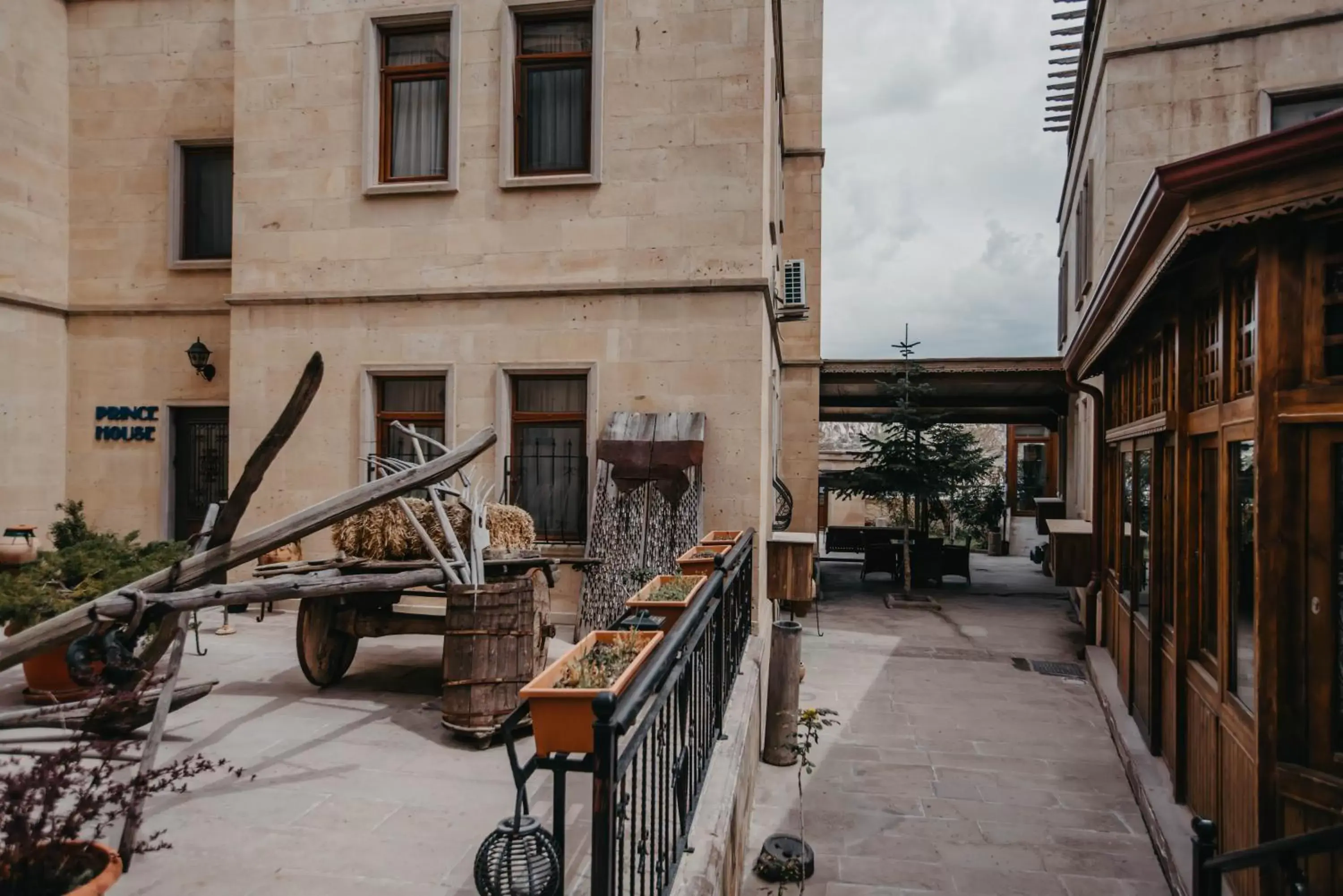 Garden in Royal Stone Houses - Goreme