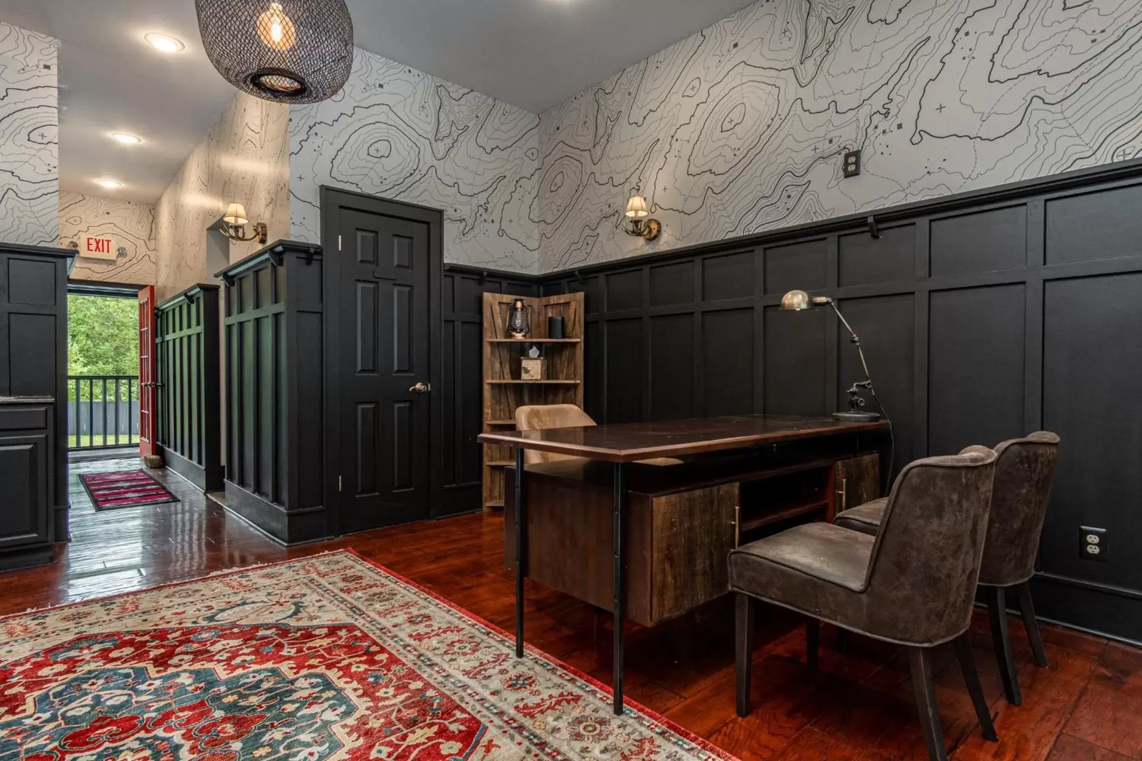 Lobby or reception in The Alpine Lodge Lobby or reception in The Alpine Lodge