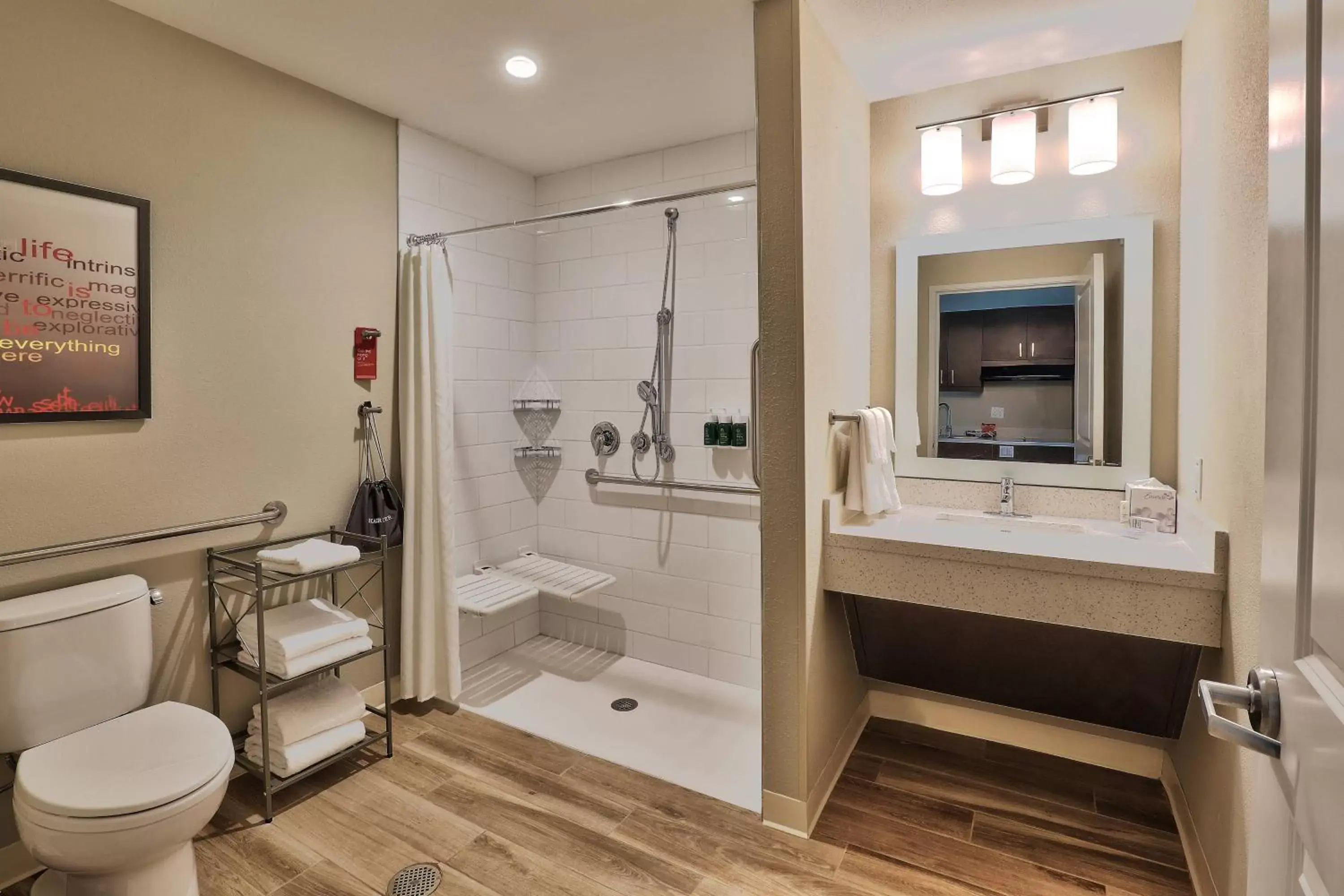 Bathroom in TownePlace Suites by Marriott Albuquerque Old Town