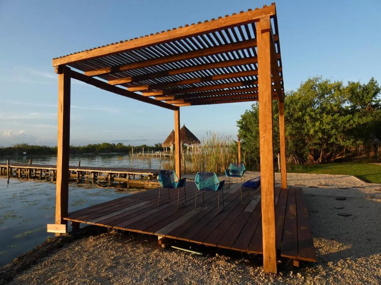 Patio in Casa Shiva Bacalar by MIJ
