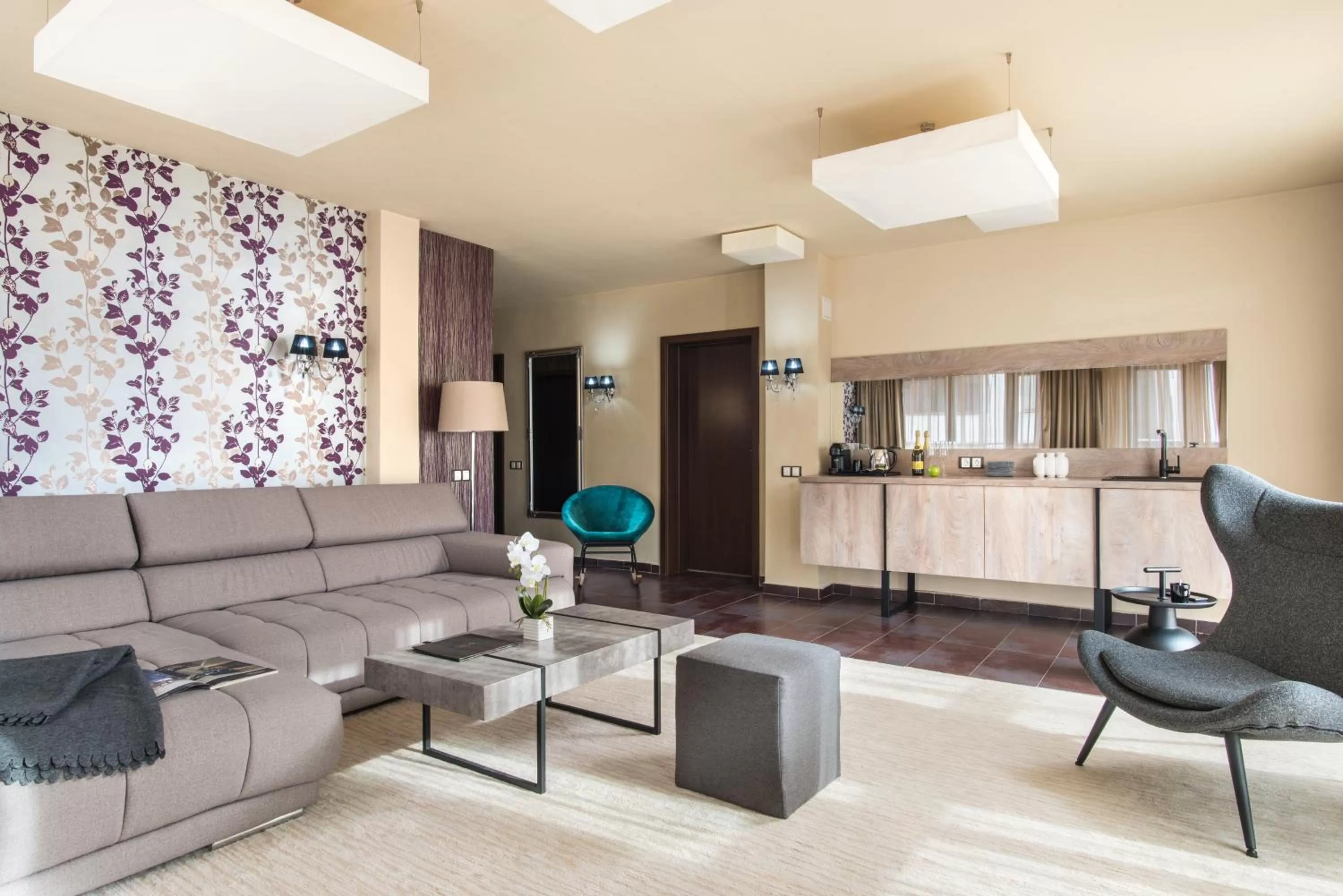 Seating area in Ores Boutique Hotel