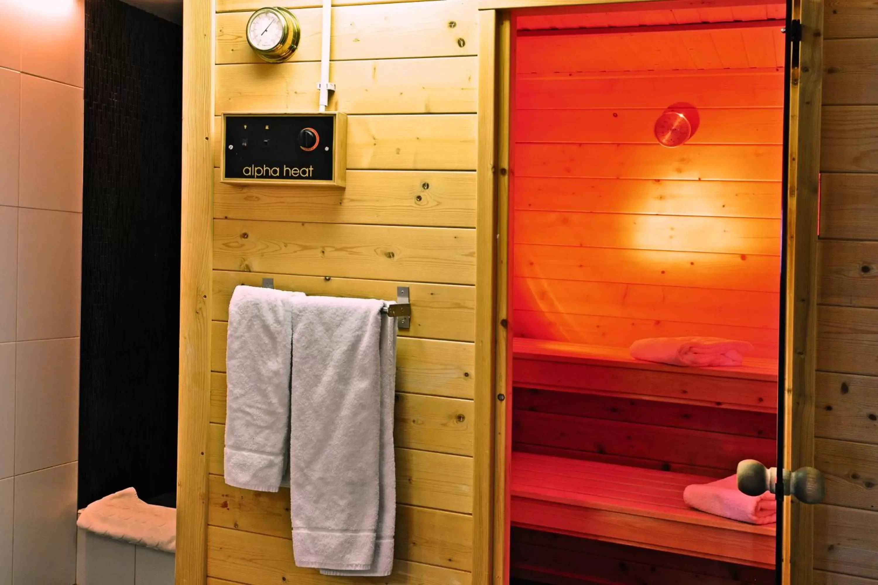 Sauna in B&B Zeespiegel