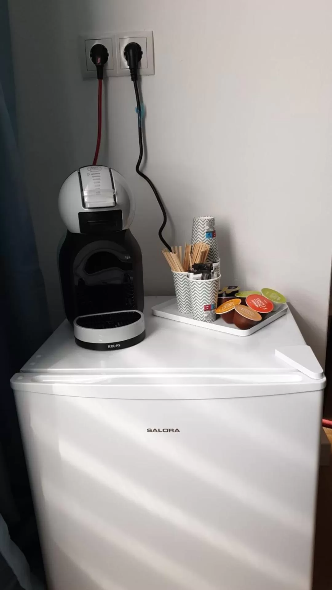 Coffee/tea facilities in B&B De Hazelaardij