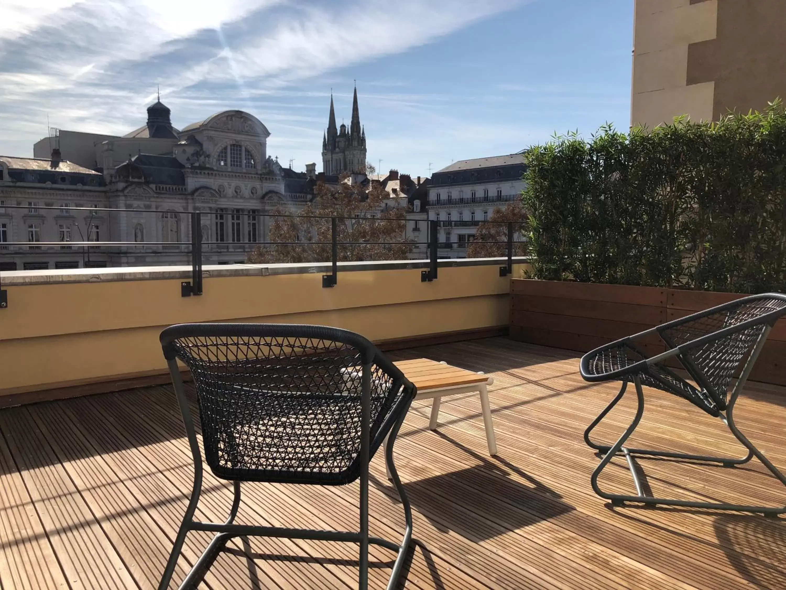 Balcony/Terrace in Hôtel Saint-Julien