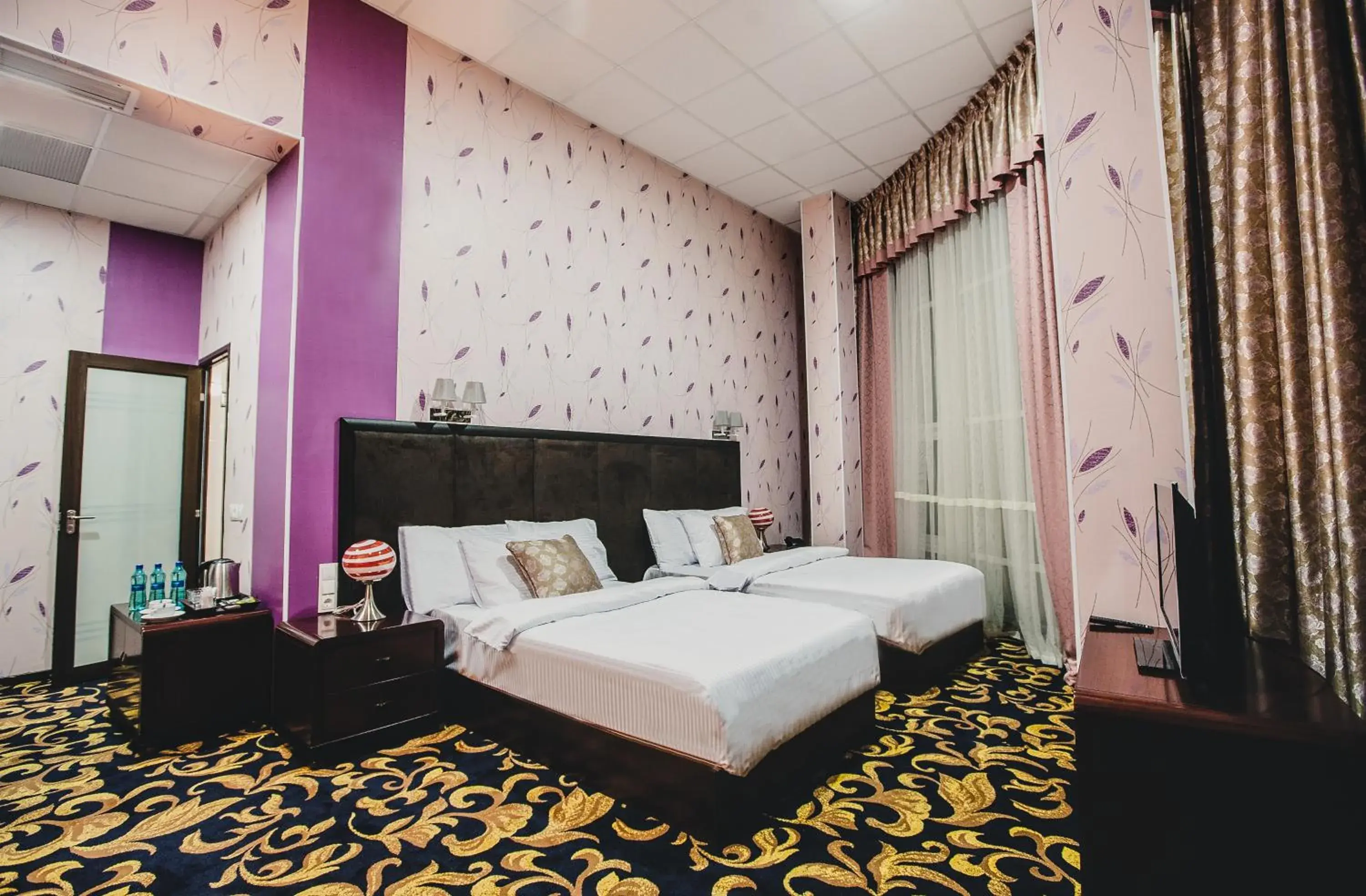 Bed in Aria Hotel Chisinau