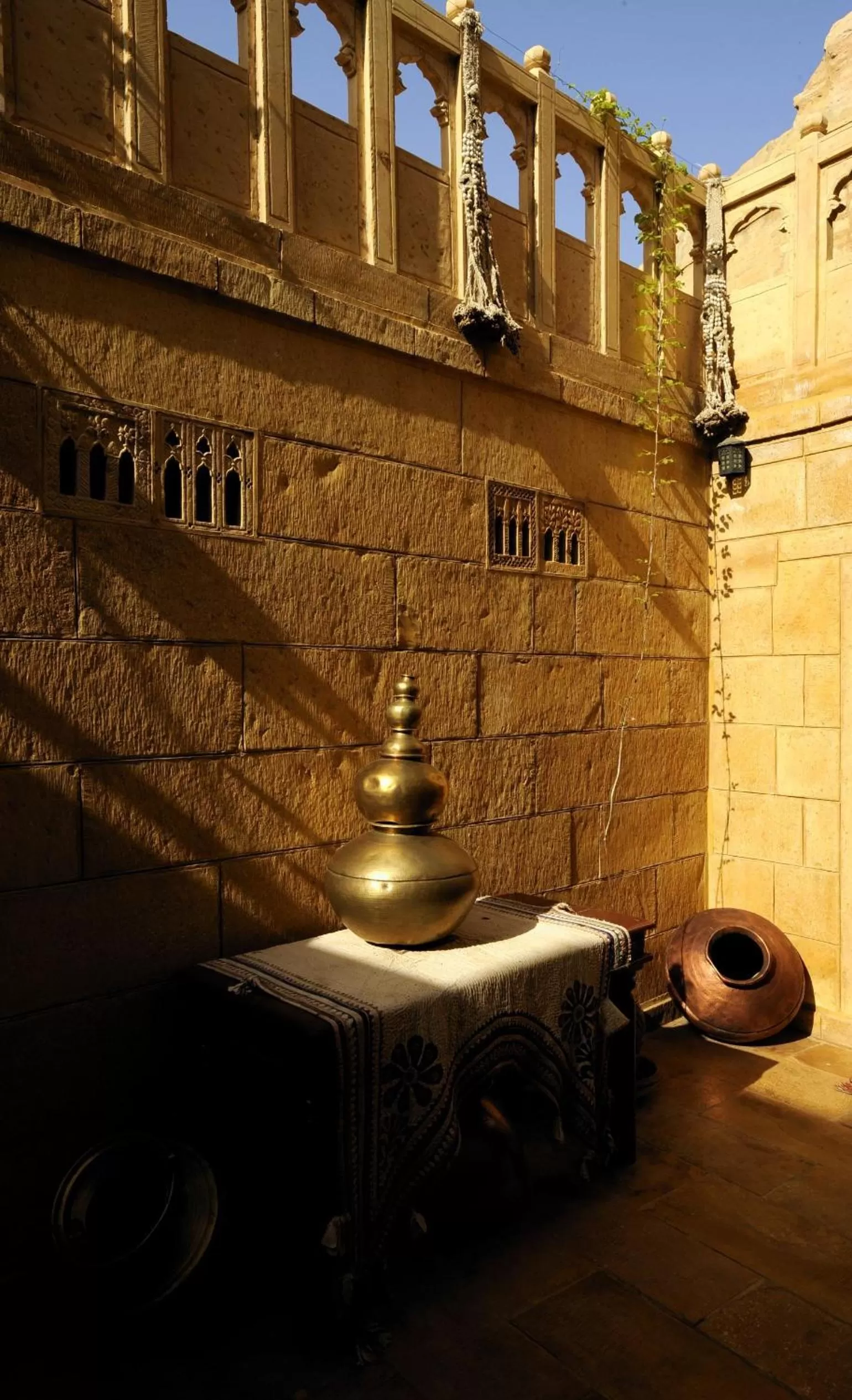 Decorative detail in Killa Bhawan