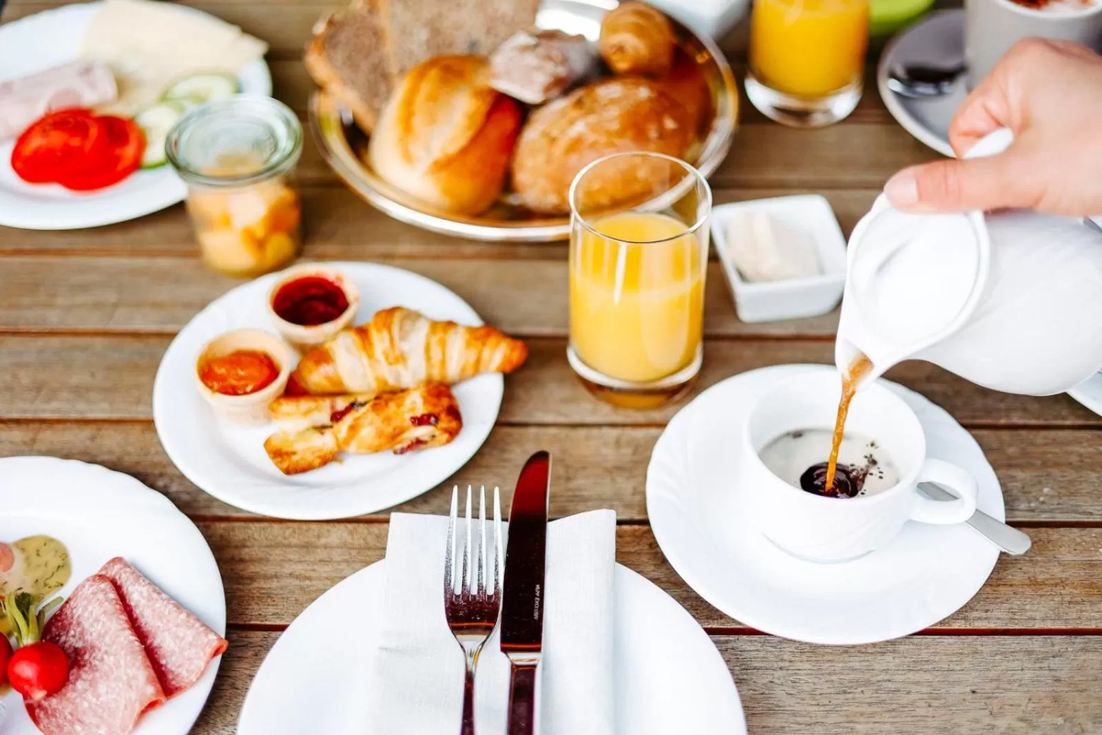 Breakfast in Romantik Hotel Schmiedegasthaus Gehrke