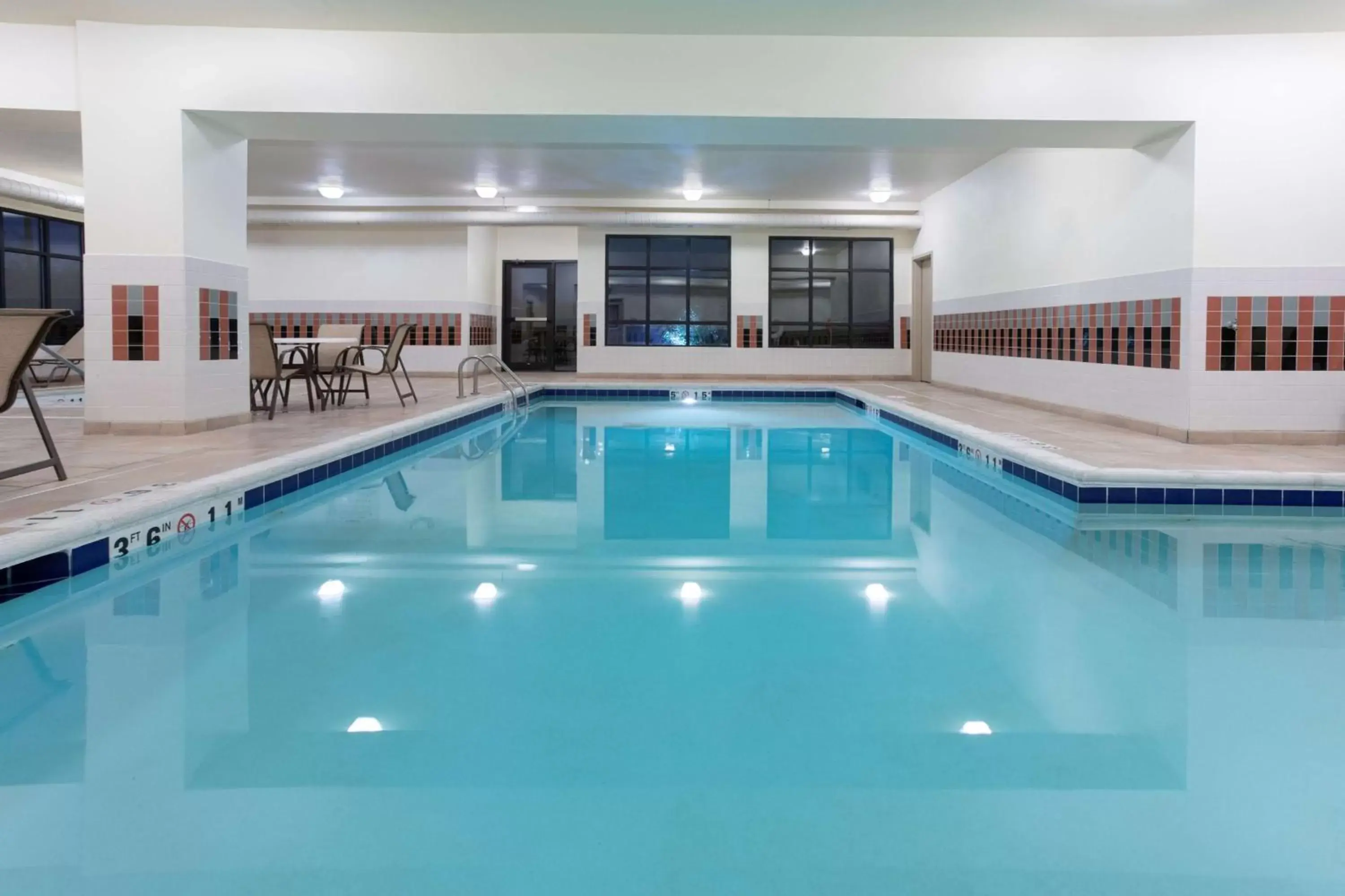 Pool view in Hampton Inn Rock Springs Pool view in Hampton Inn Rock Springs