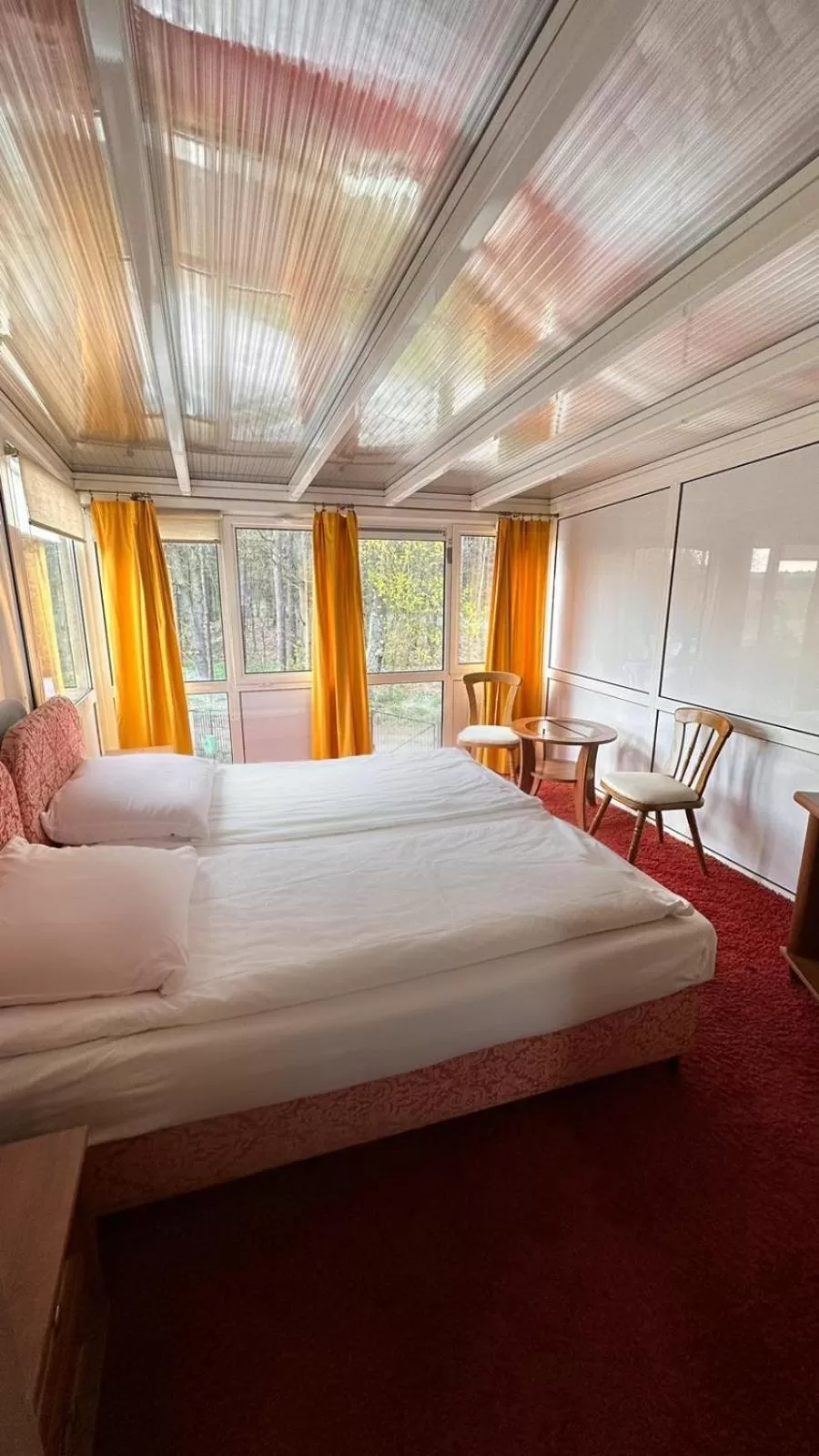 View (from property/room), Bed in Hotel Zdrojewo