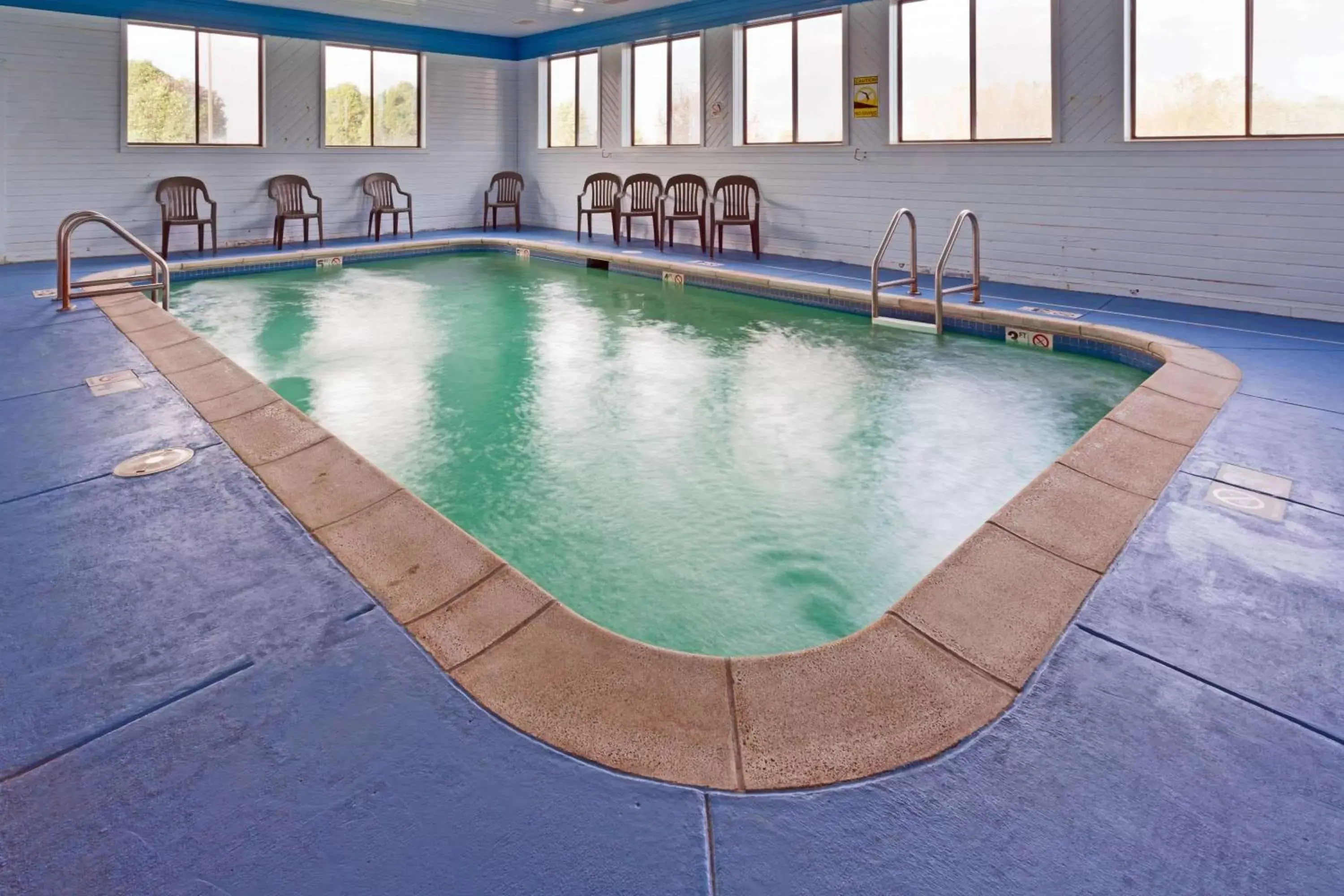 Pool view, Swimming Pool in Super 8 by Wyndham DeKalb IL