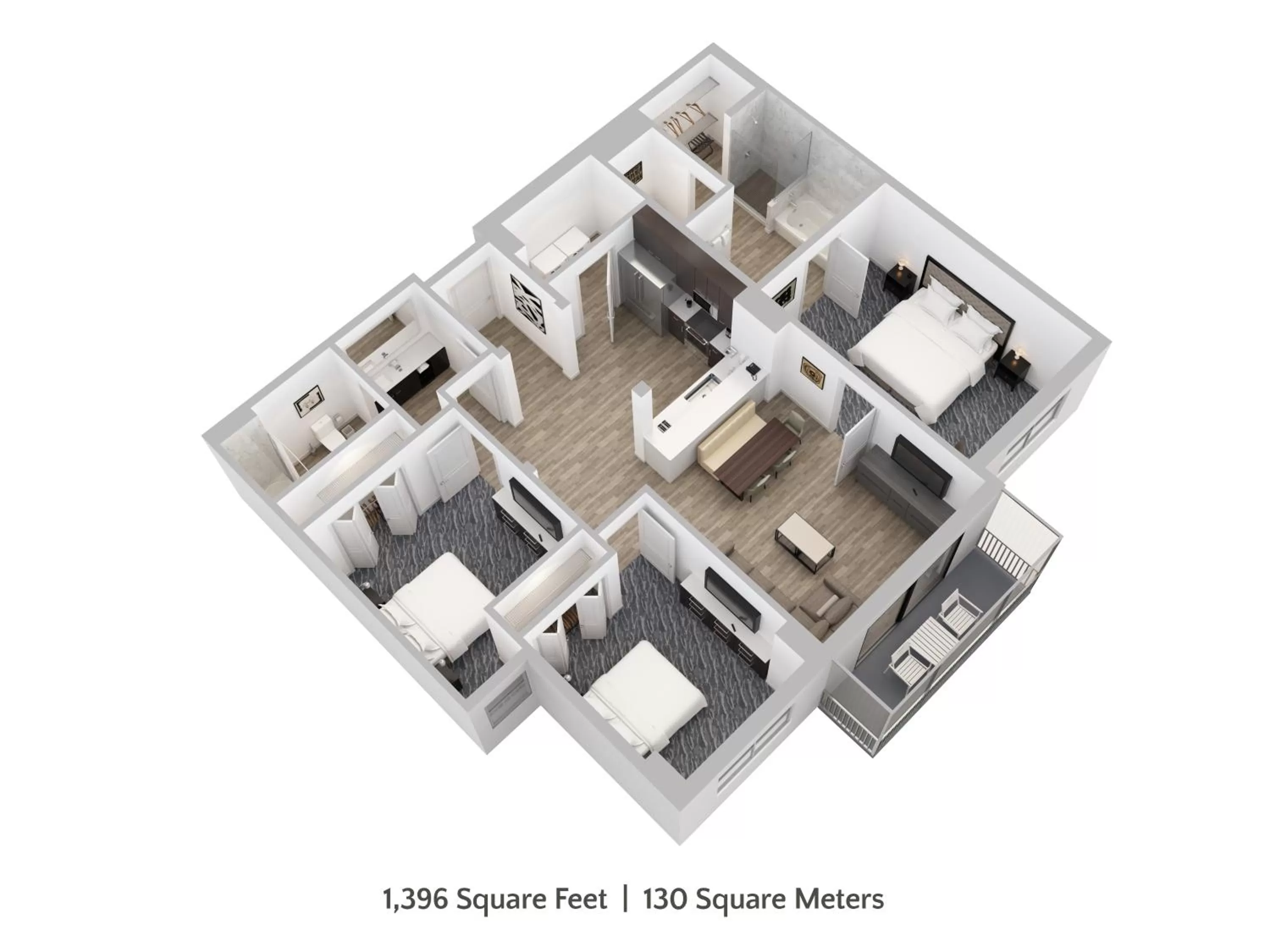 Floor plan in The Grove Resort & Water Park Orlando