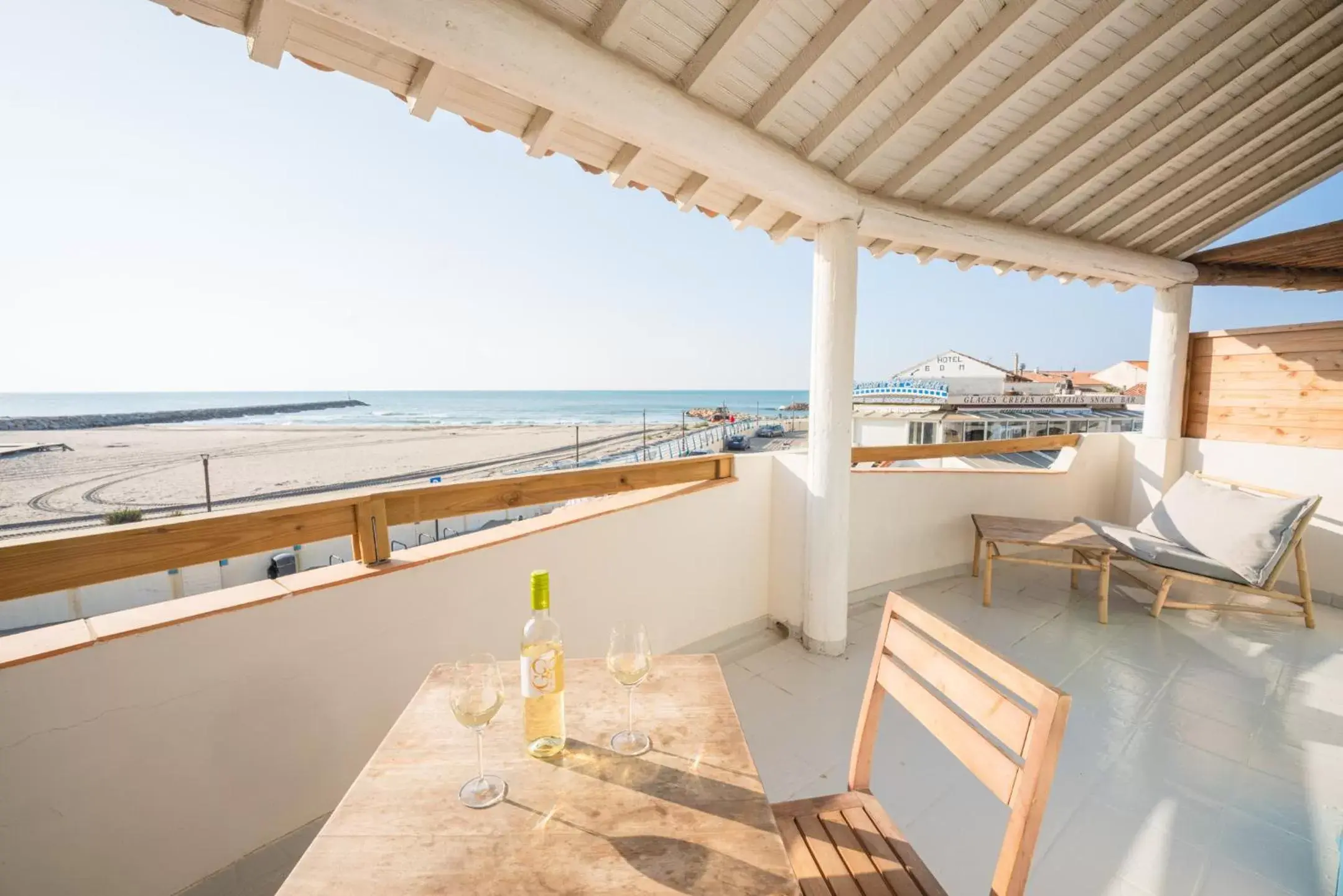 Balcony/Terrace in Hôtel Casa Marina