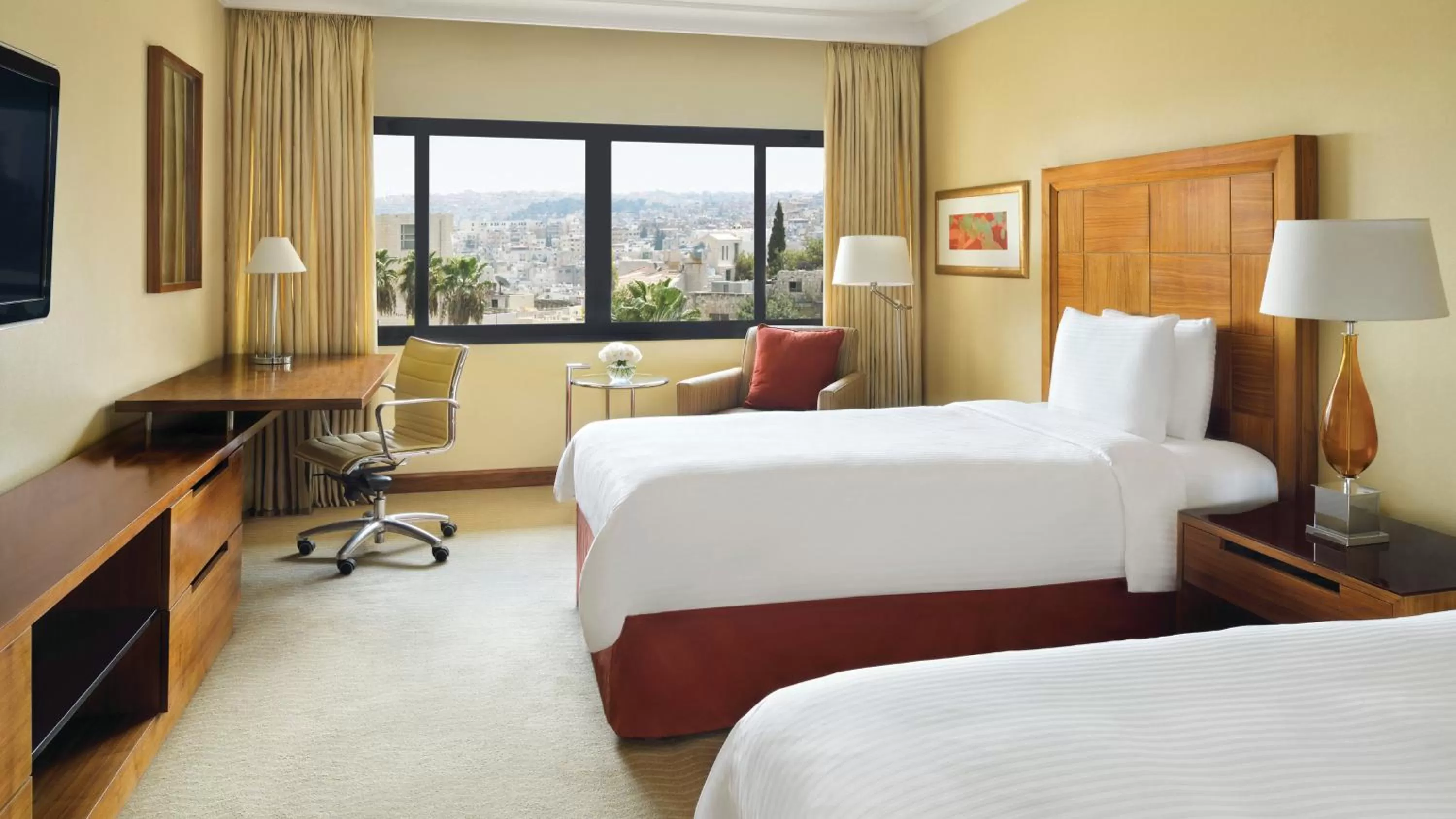 Bed in InterContinental Amman Jordan by IHG