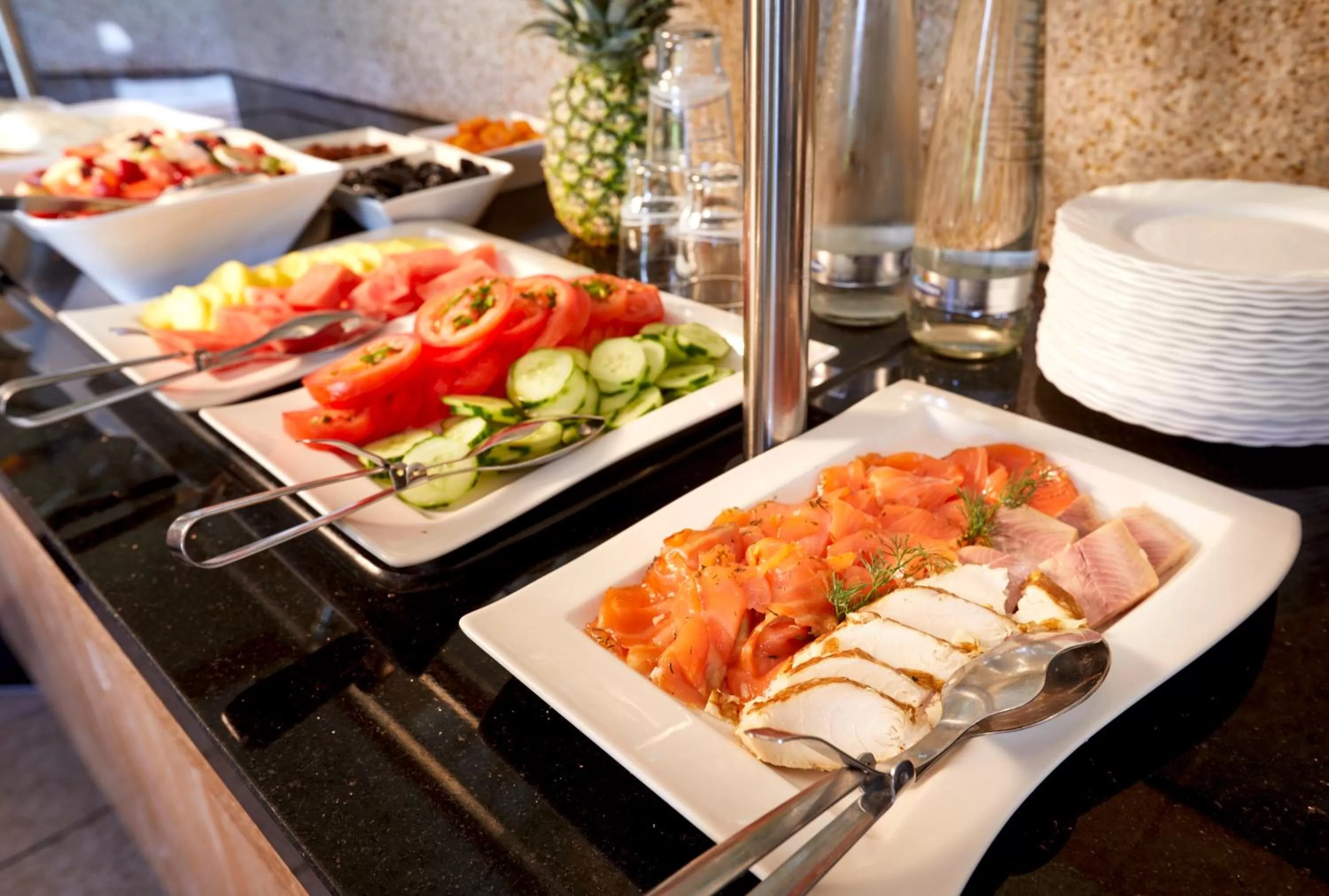 Buffet breakfast in Hotel Schünemann