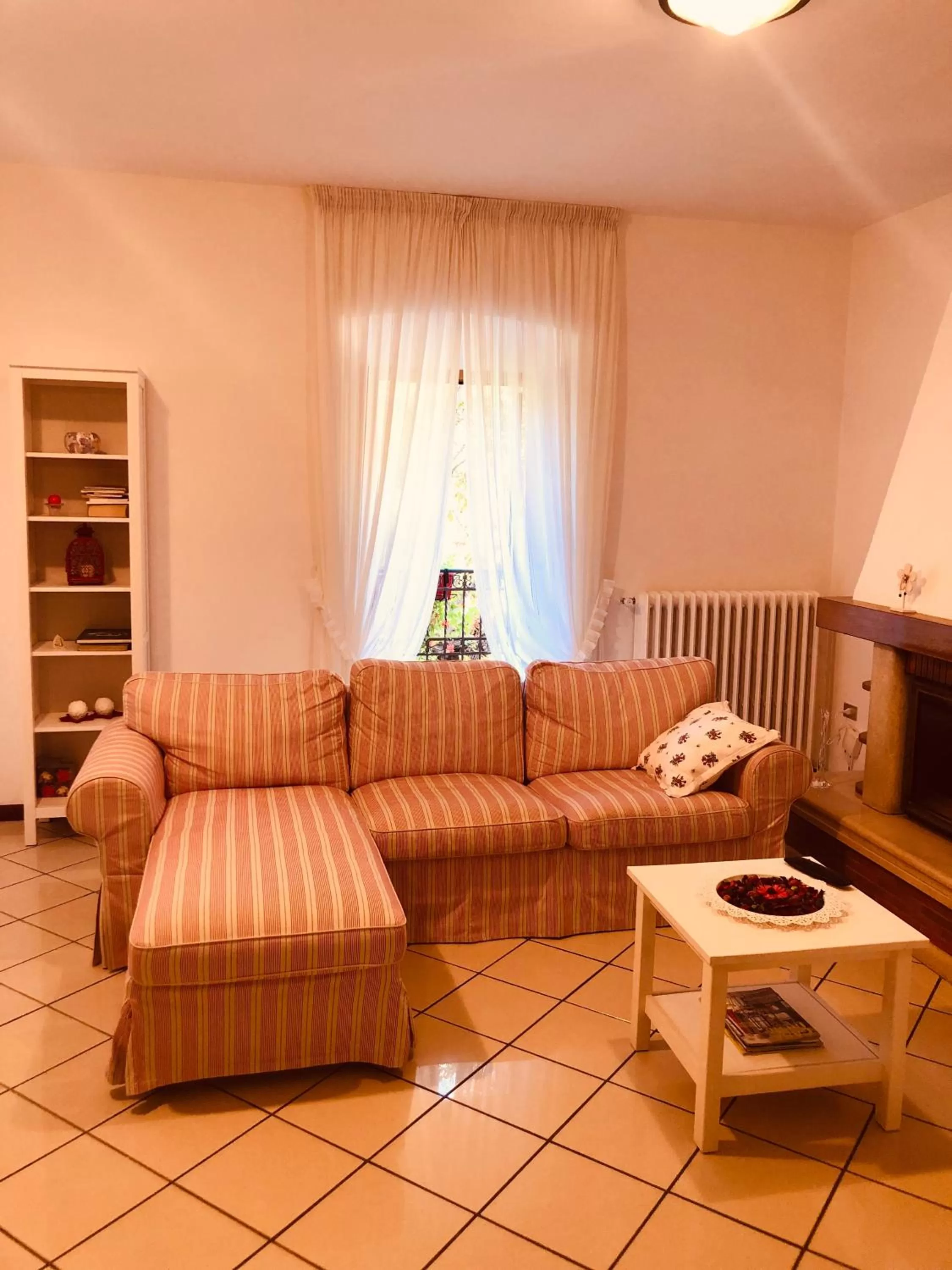 Living room in B&B Ponte Rio