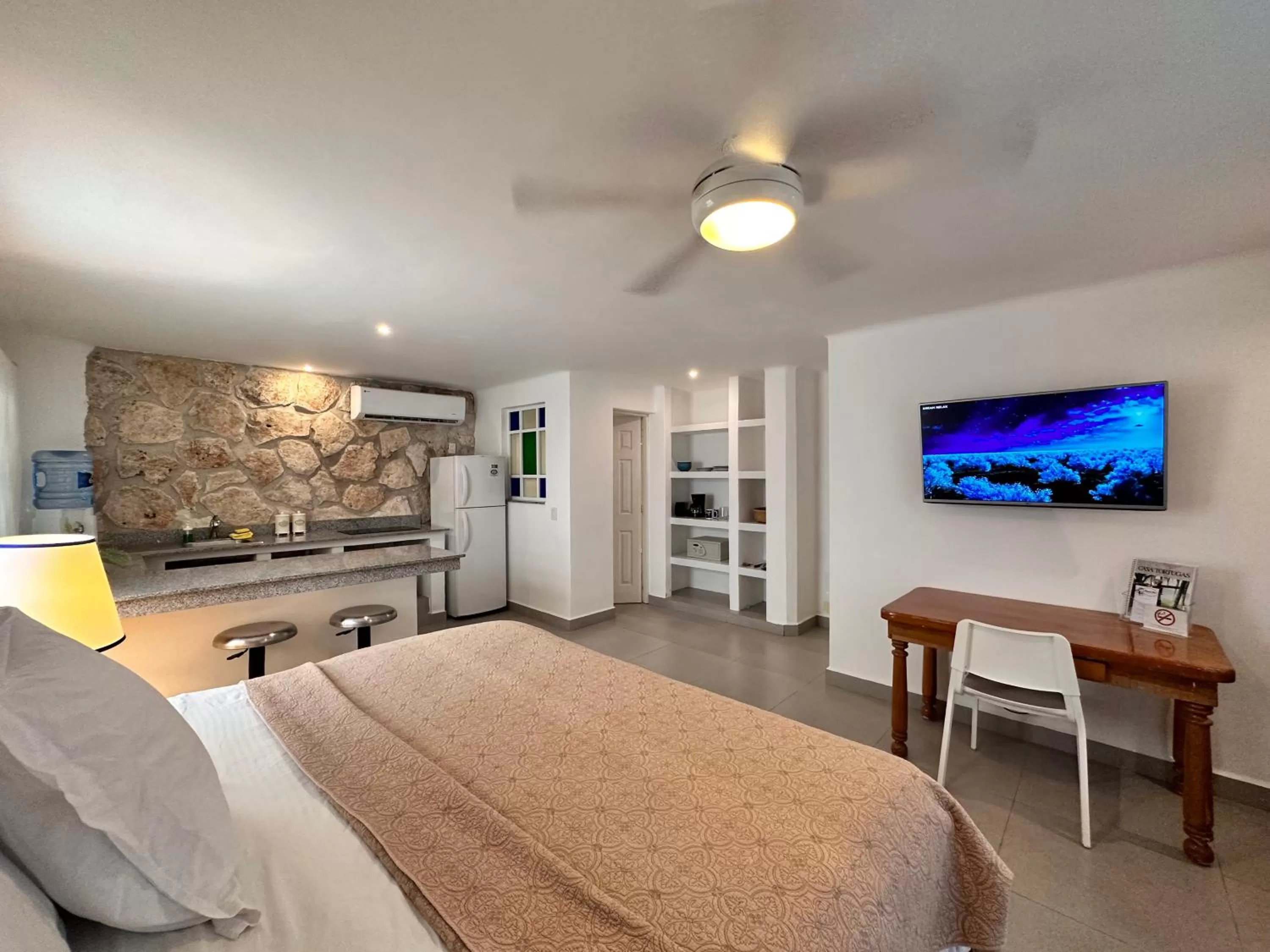 TV/Entertainment Center in Casa Tortugas Boutique Hotel - CANCUN Hidden Gem