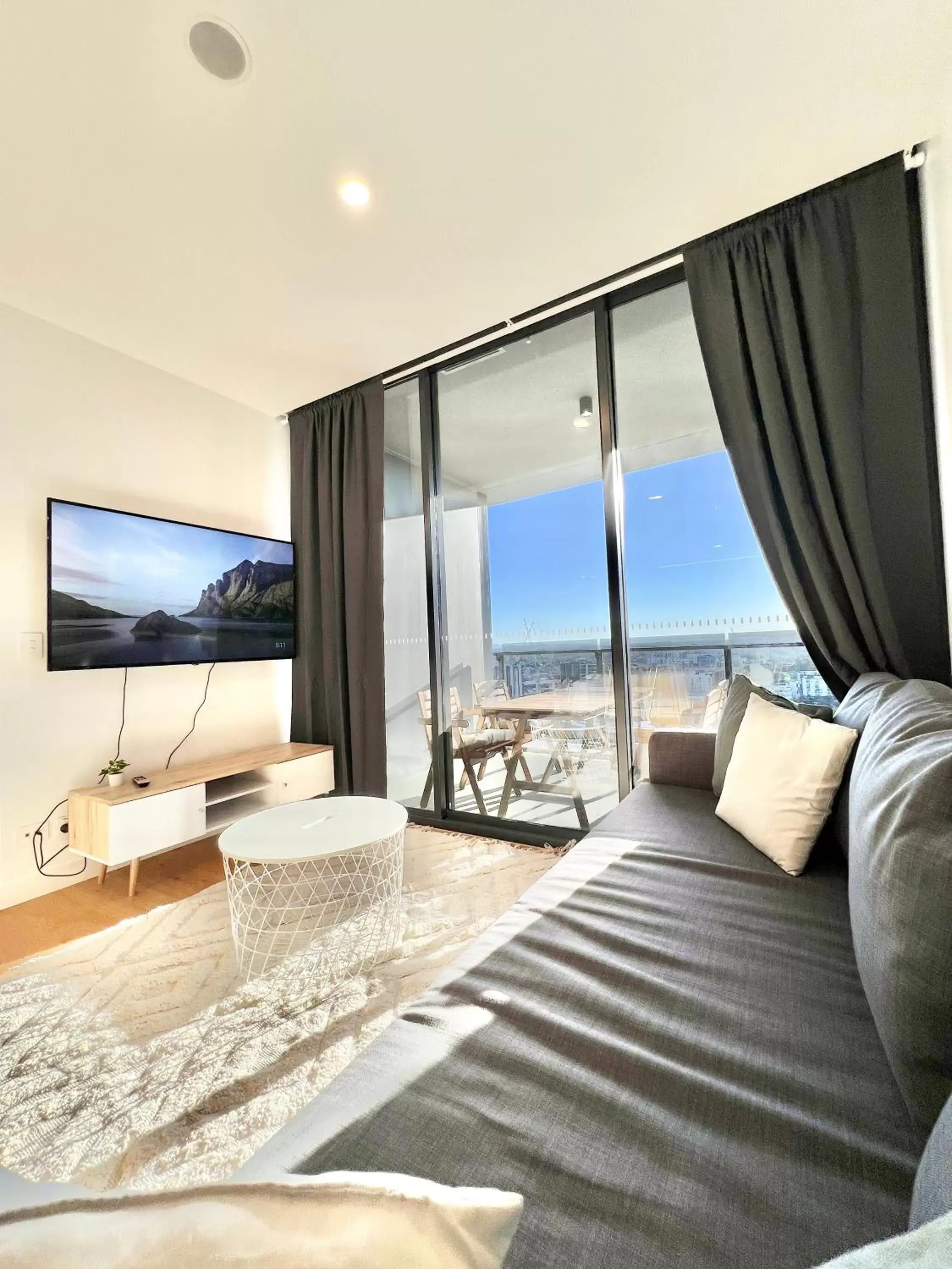 Living room in Brisbane1Towers, South Brisbane QLD 4101
