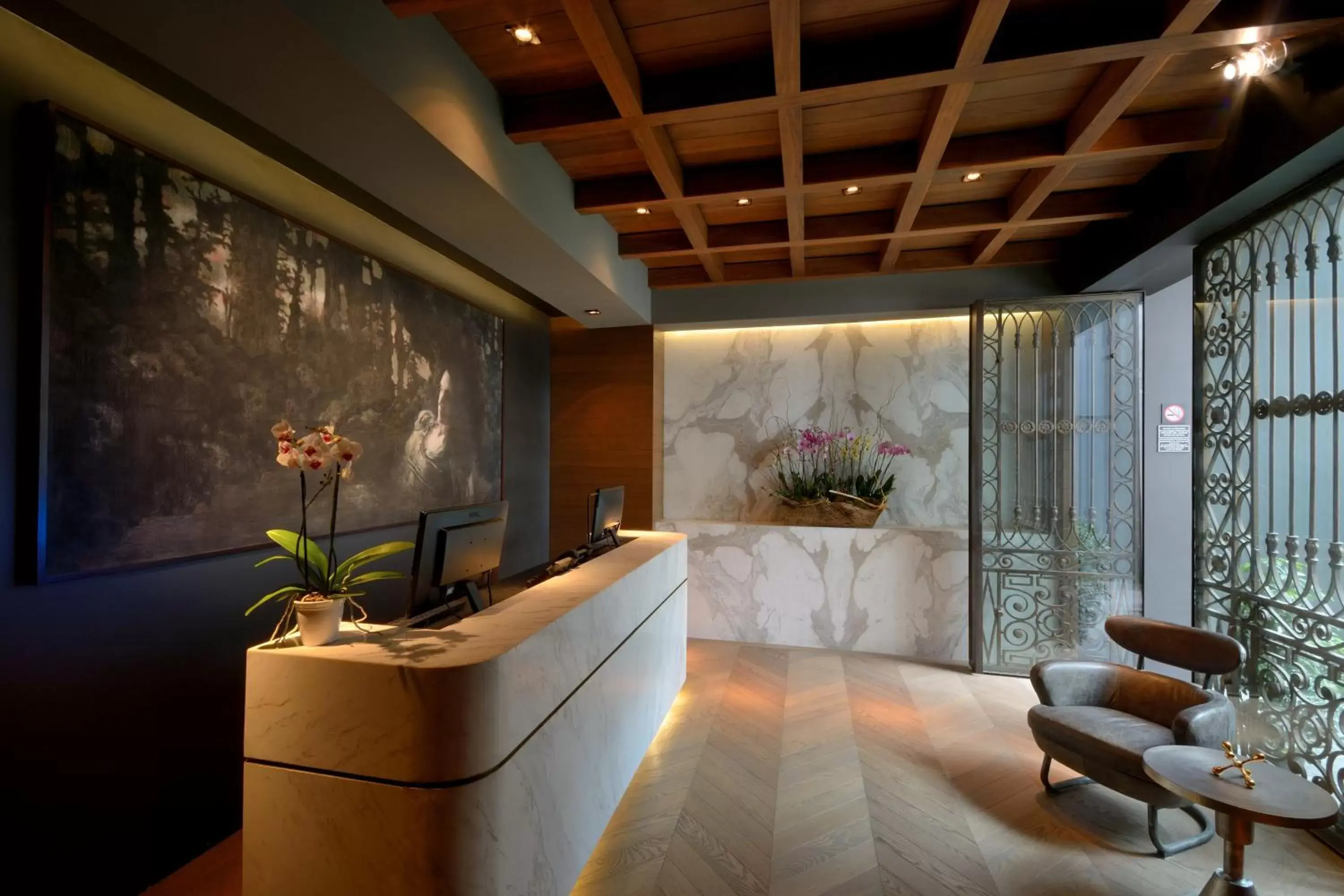 Lobby or reception, Lobby/Reception in Brick Hotel Mexico City - Small Luxury Hotels of the World