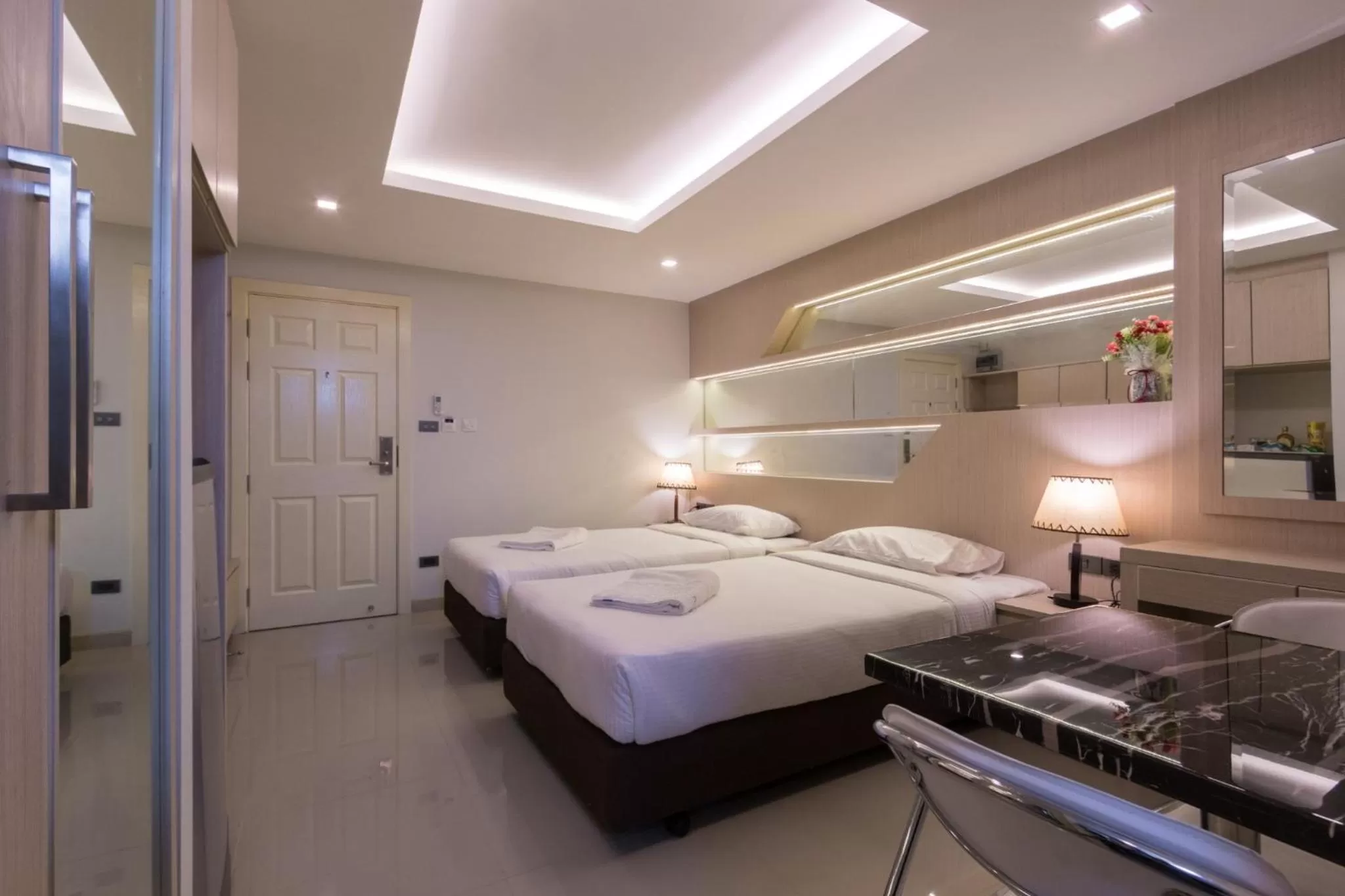 Bed in B-your home Hotel Don Mueang Airport Bangkok 如你家酒店